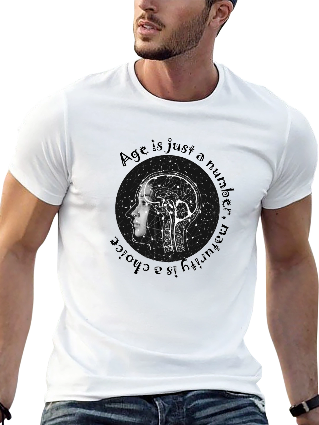 Age is a Number Tee - Brain Design