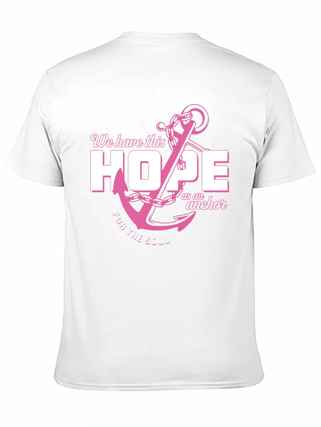 Hope Anchor T-Shirt - Black Graphic Tee