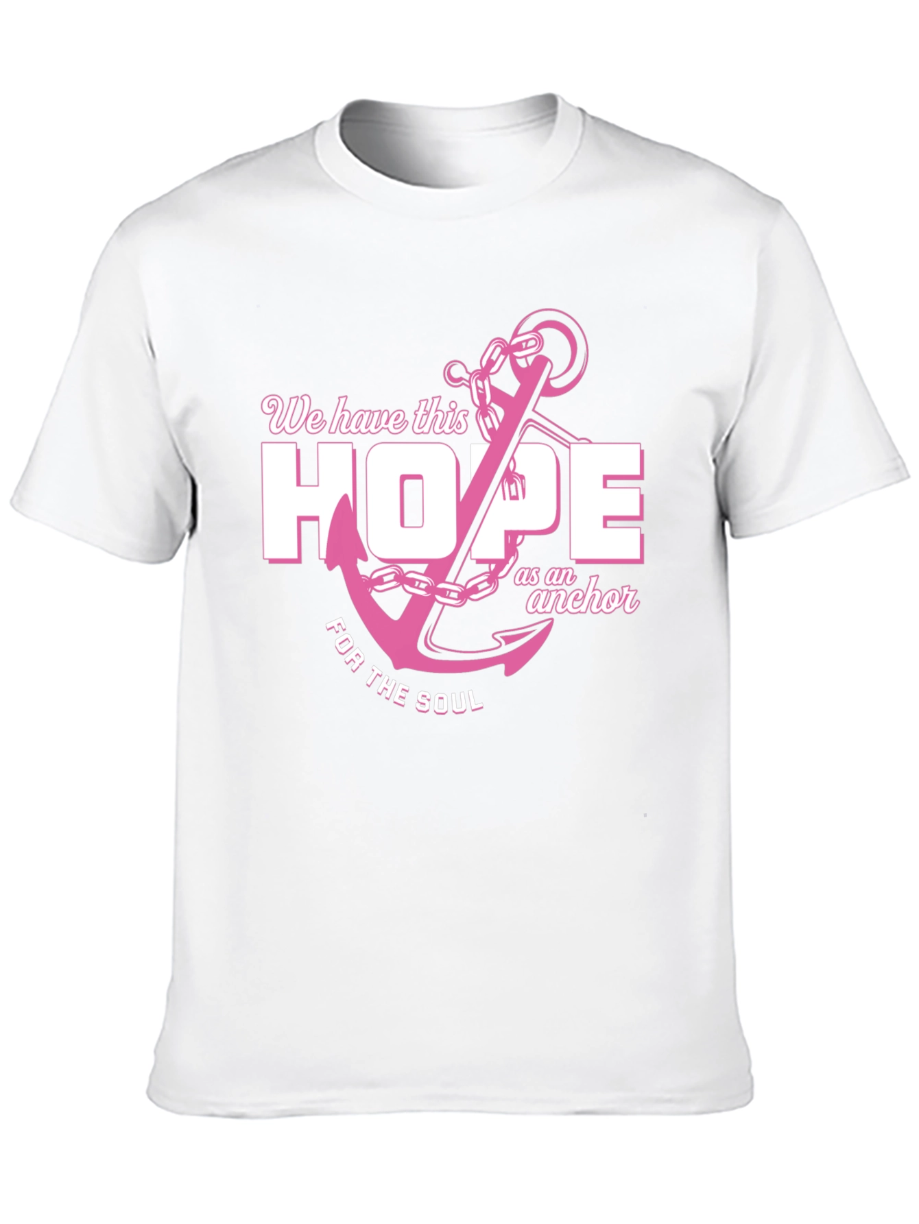 Hope Anchor T-Shirt - Black Graphic Tee