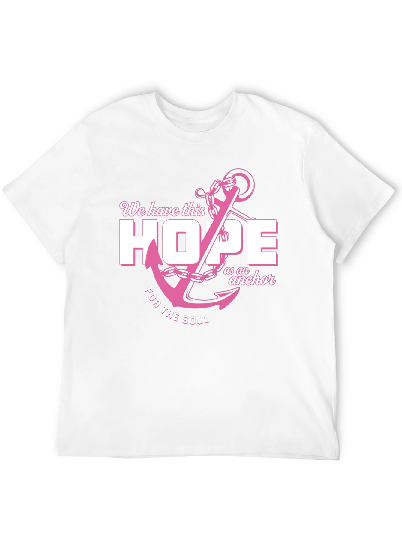 Hope Anchor T-Shirt - Black Graphic Tee