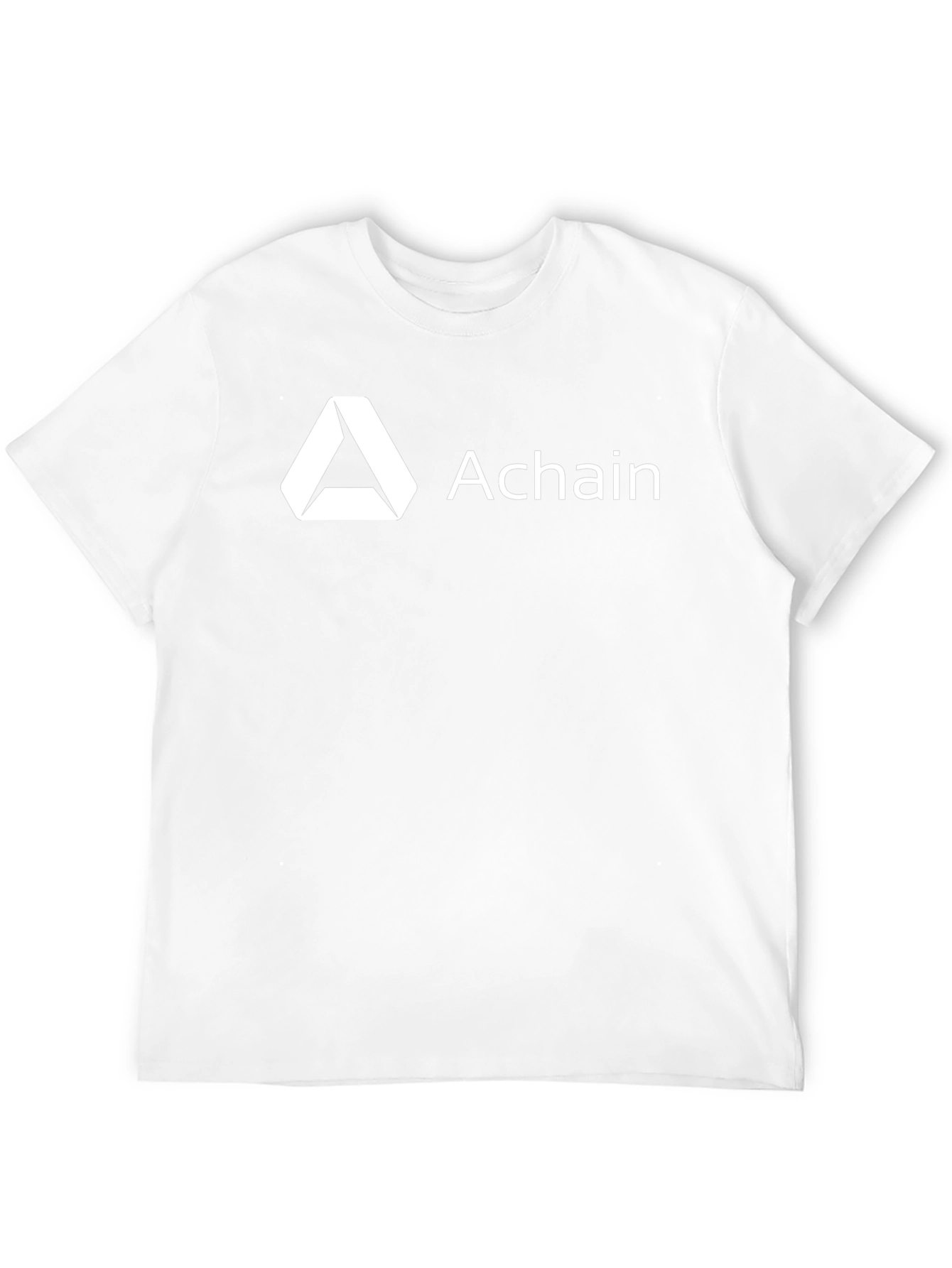 Achain Black T-Shirt - Crypto Enthusiast Apparel