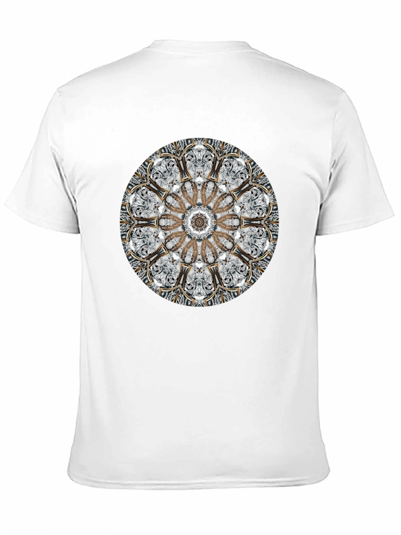 Abstract Mandala Graphic Print T-Shirt