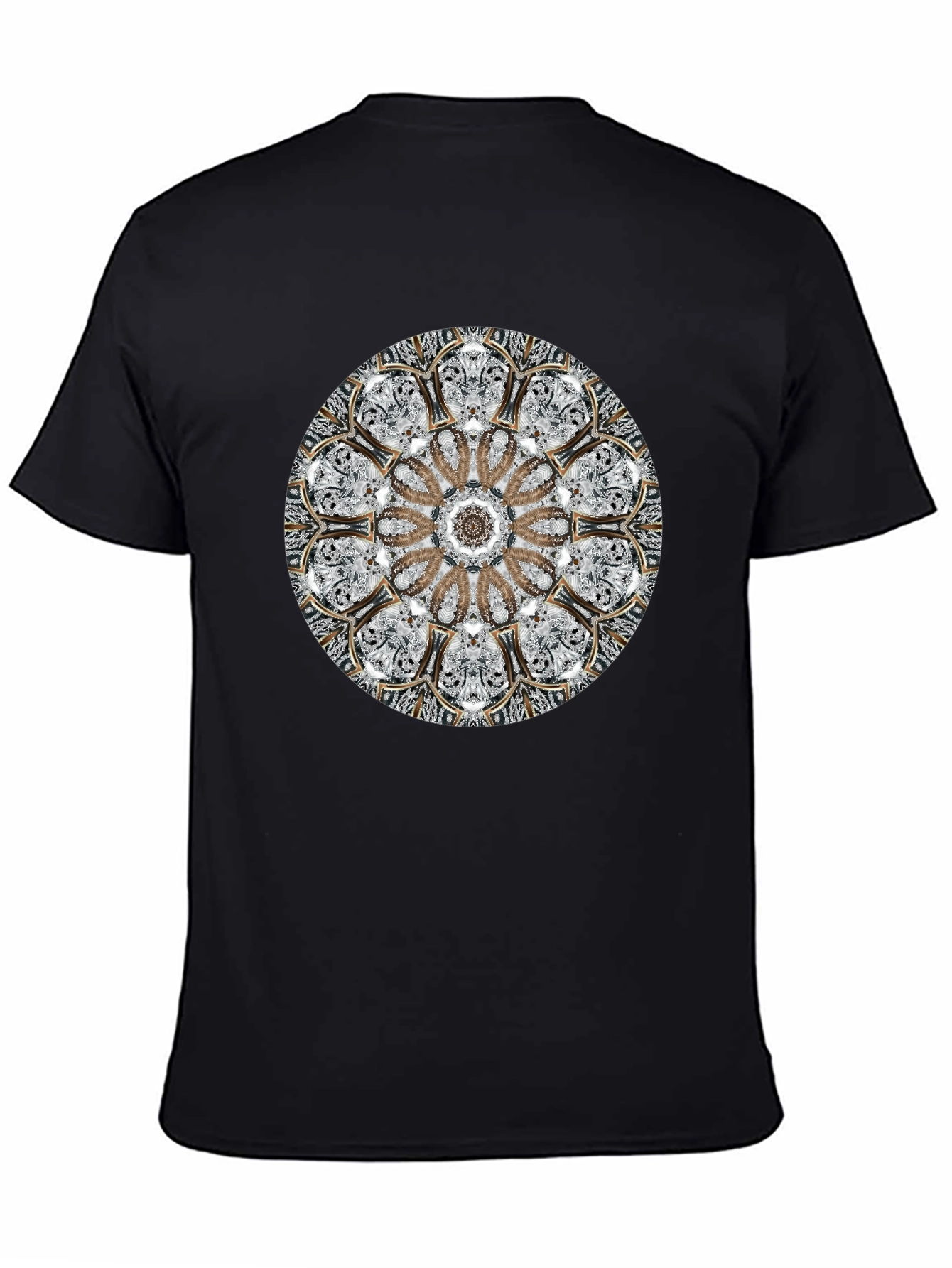 Abstract Mandala Graphic Print T-Shirt