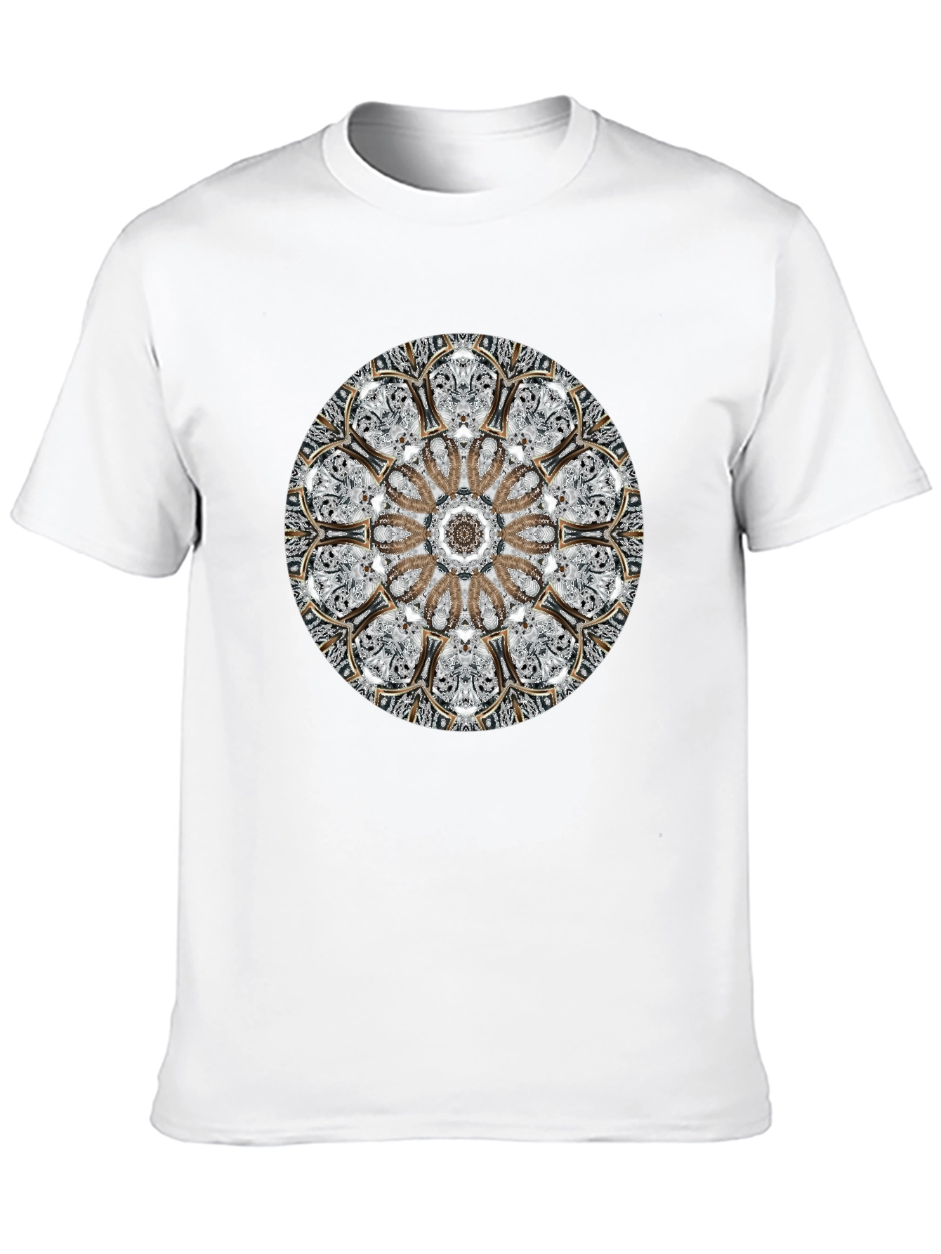 Abstract Mandala Graphic Print T-Shirt