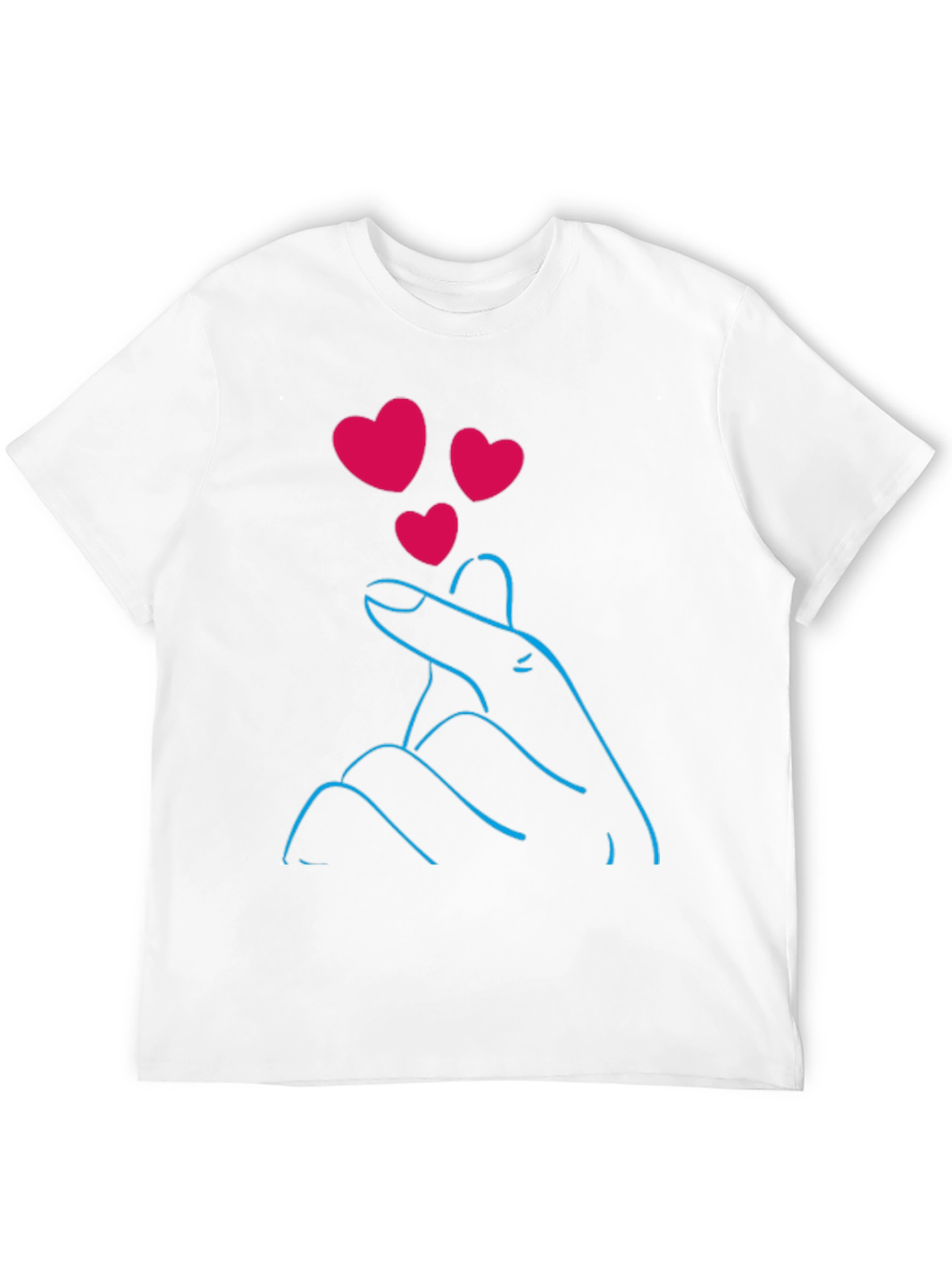 Heart Hand Gesture Graphic Tee