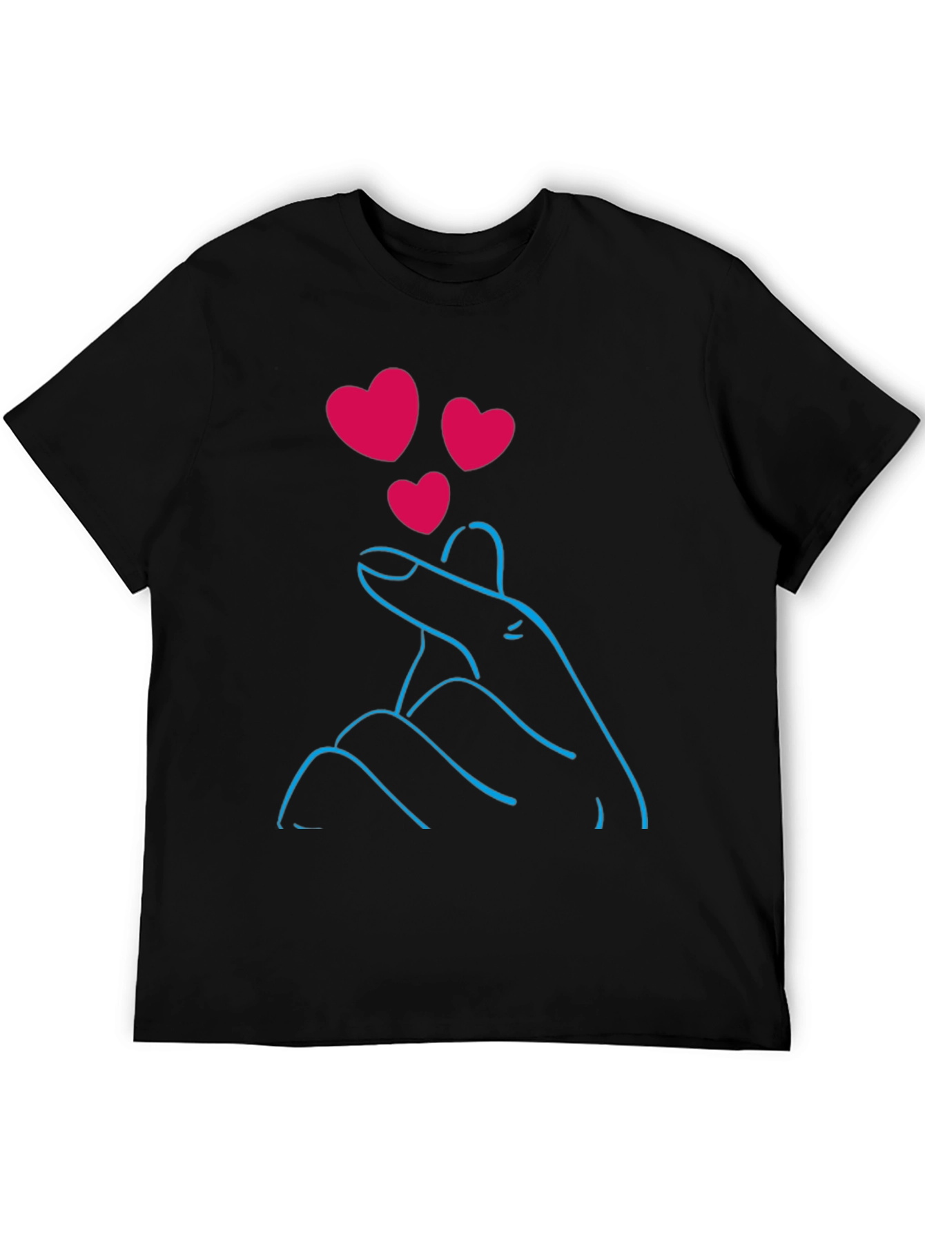 Heart Hand Gesture Graphic Tee