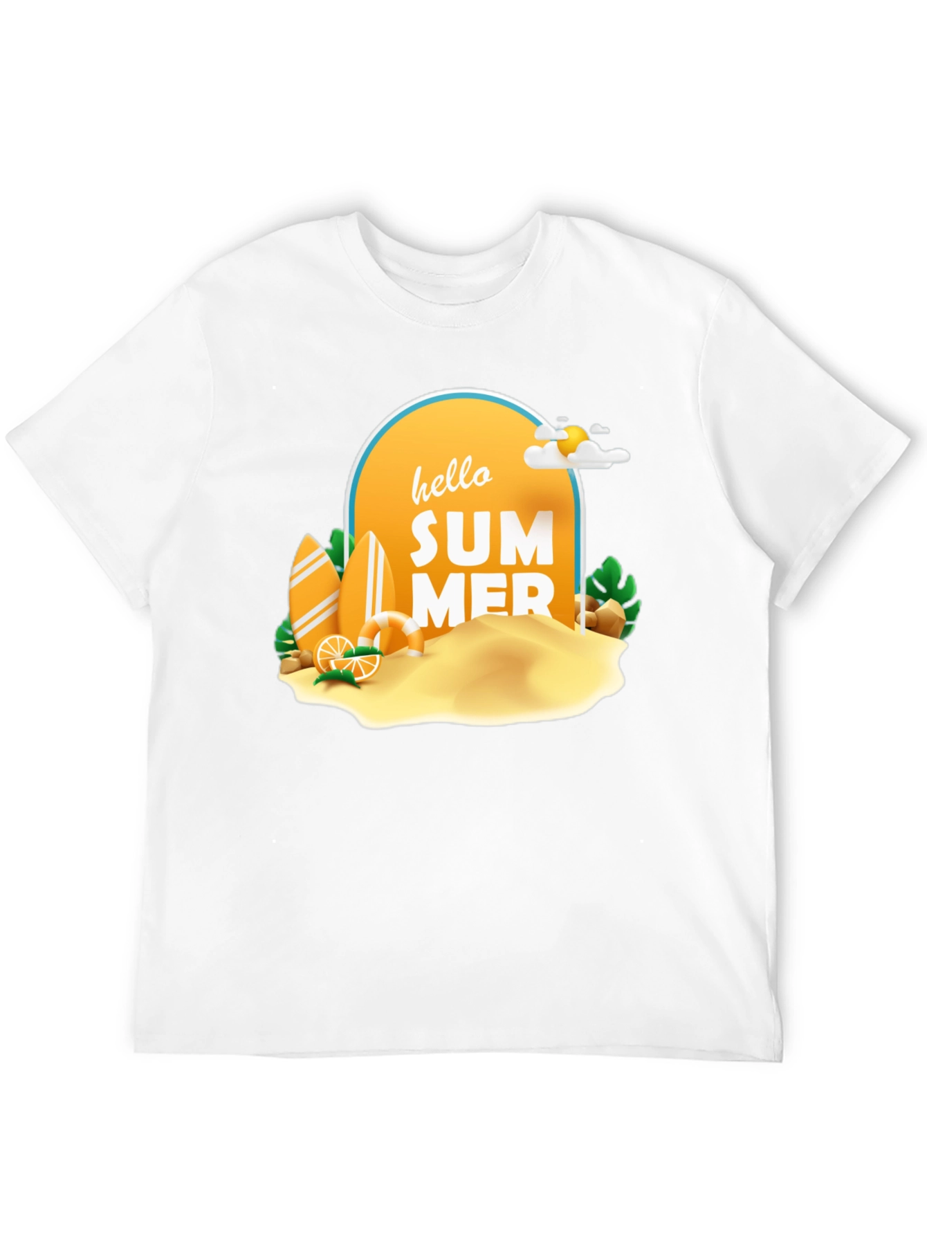 Hello Summer T-Shirt - Beach Vacation Tee