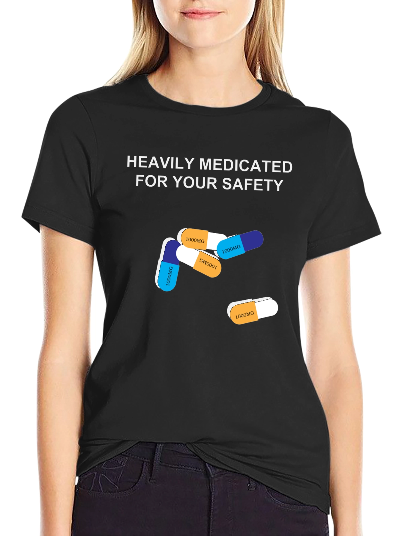 Heavily Medicated Safety T-Shirt