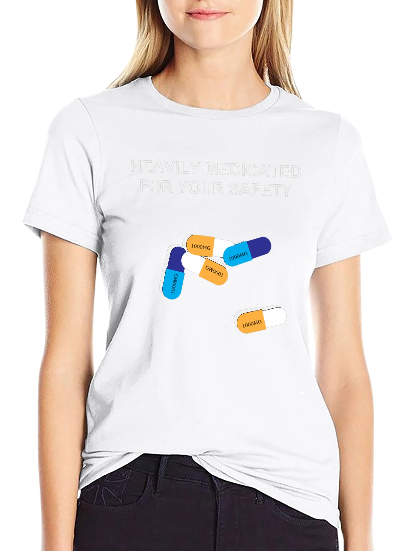 Heavily Medicated Safety T-Shirt