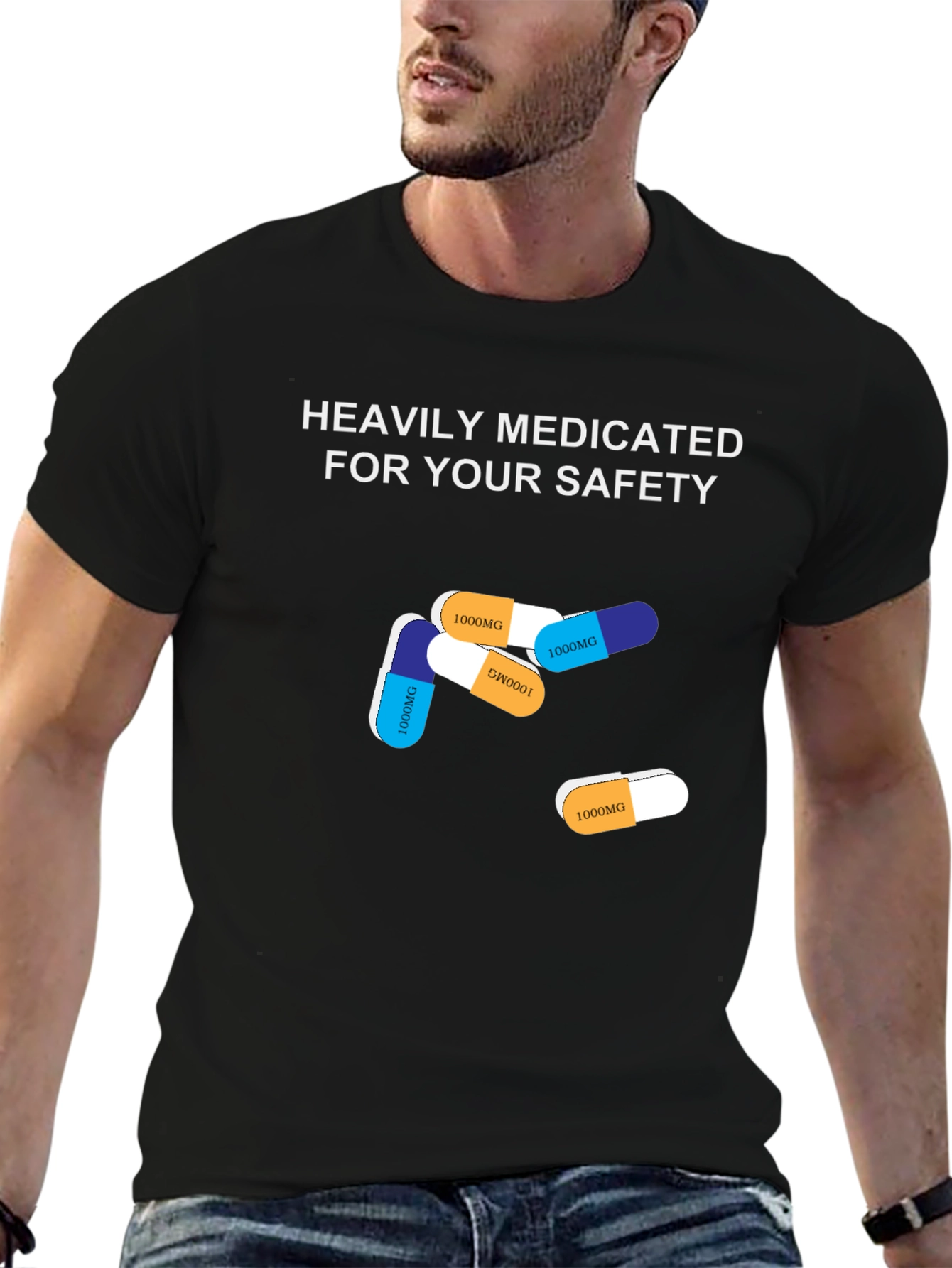 Heavily Medicated Safety T-Shirt