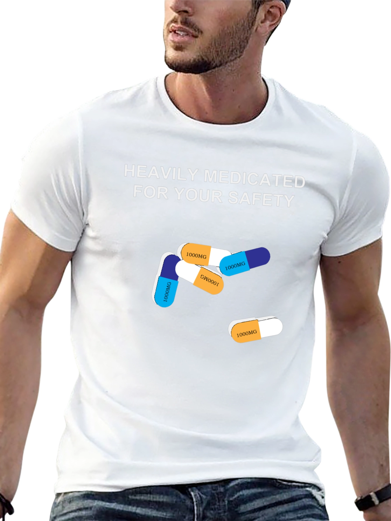 Heavily Medicated Safety T-Shirt