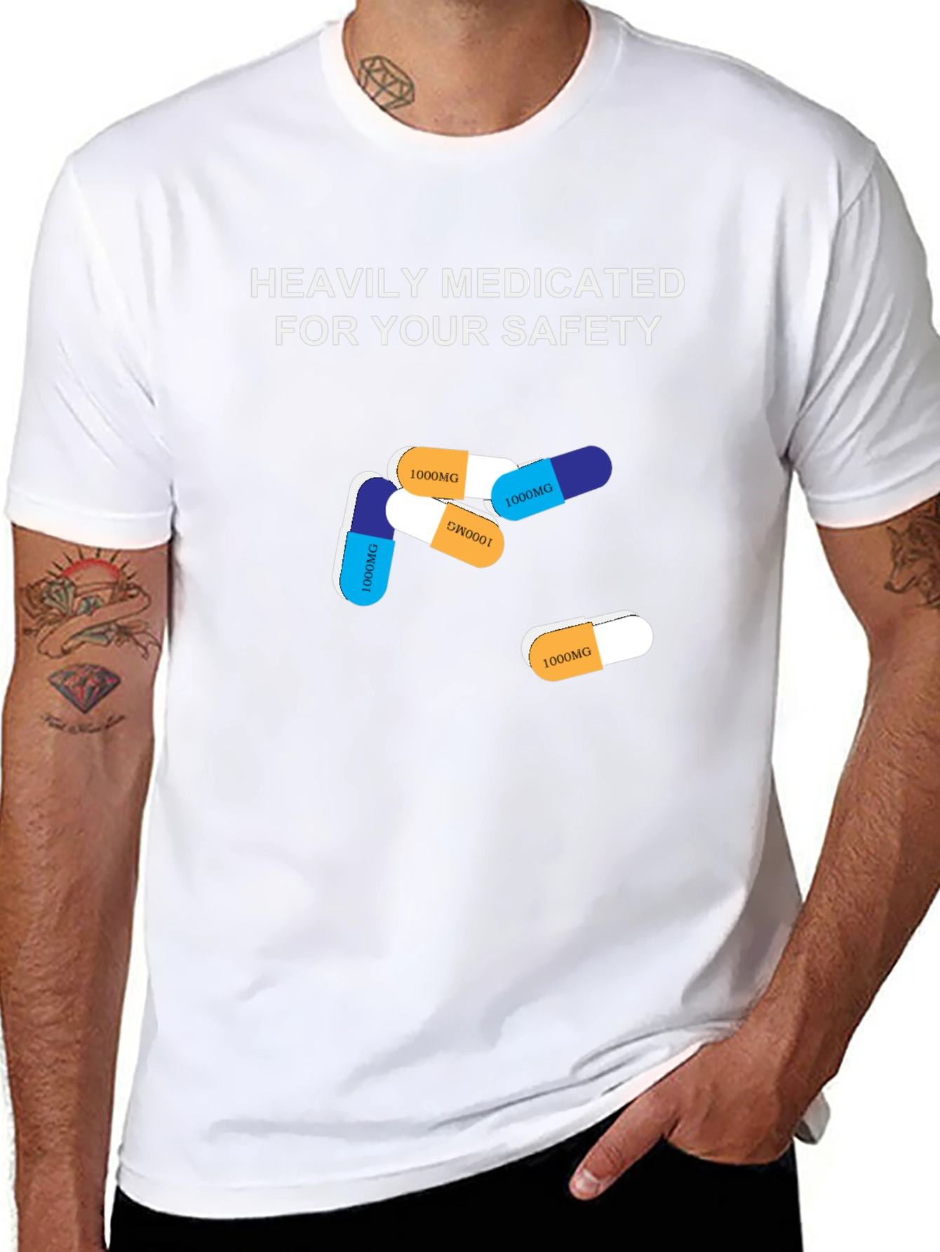 Heavily Medicated Safety T-Shirt