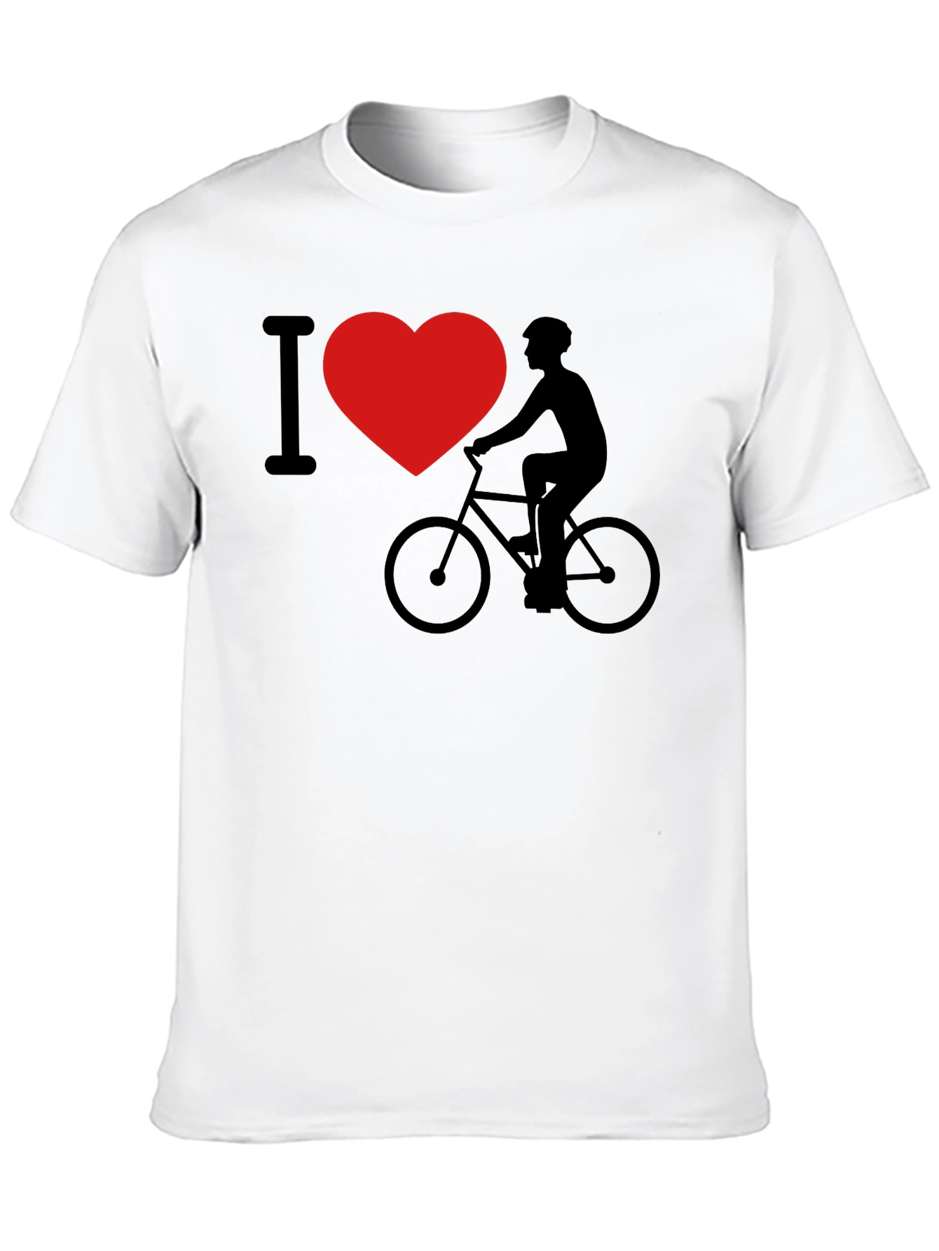 I Heart Biking Graphic T-Shirt