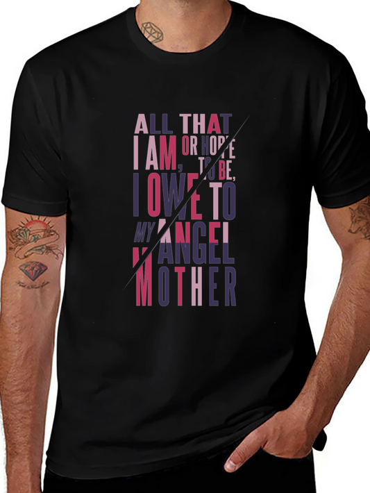 All That I Am T-Shirt - Angel Mother Graphic Tee