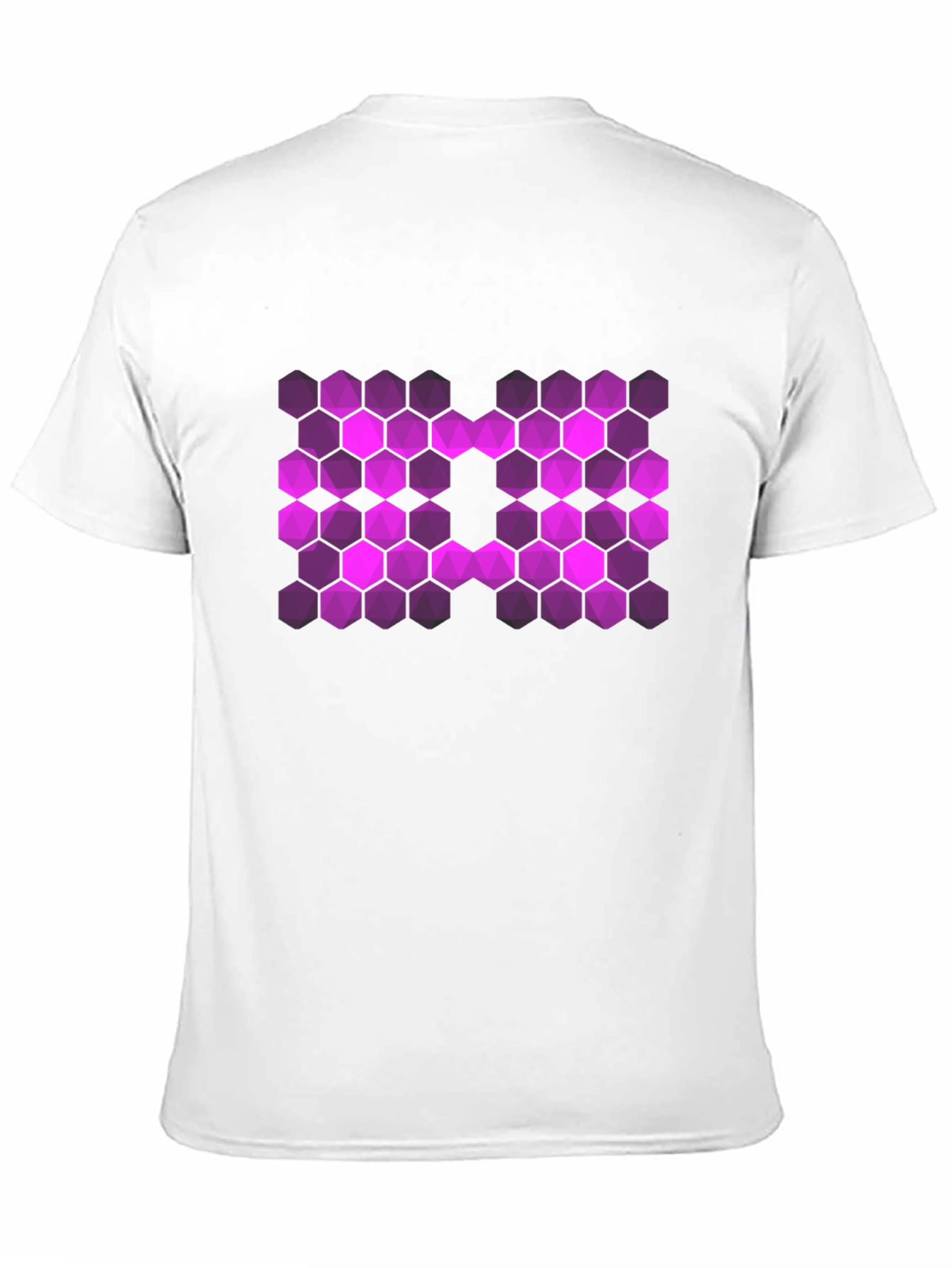Hex Pattern T-Shirt - Bold Graphic Tee