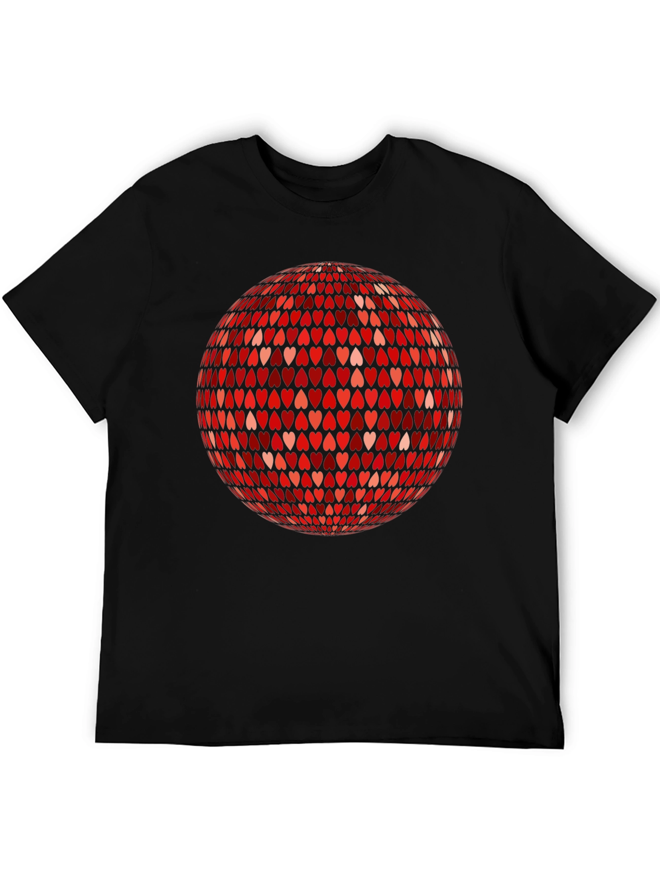 Heart Disco Ball Graphic Tee