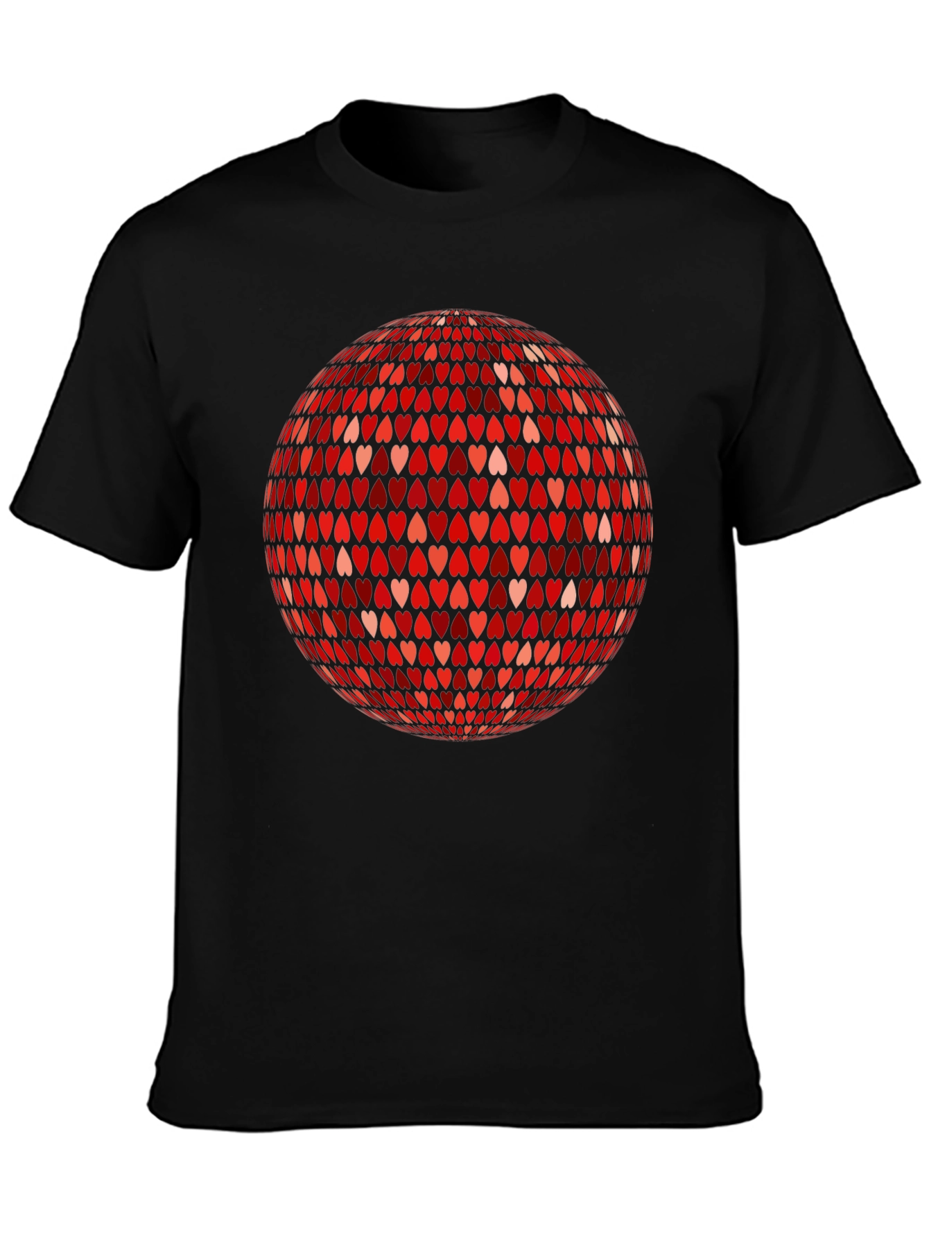 Heart Disco Ball Graphic Tee