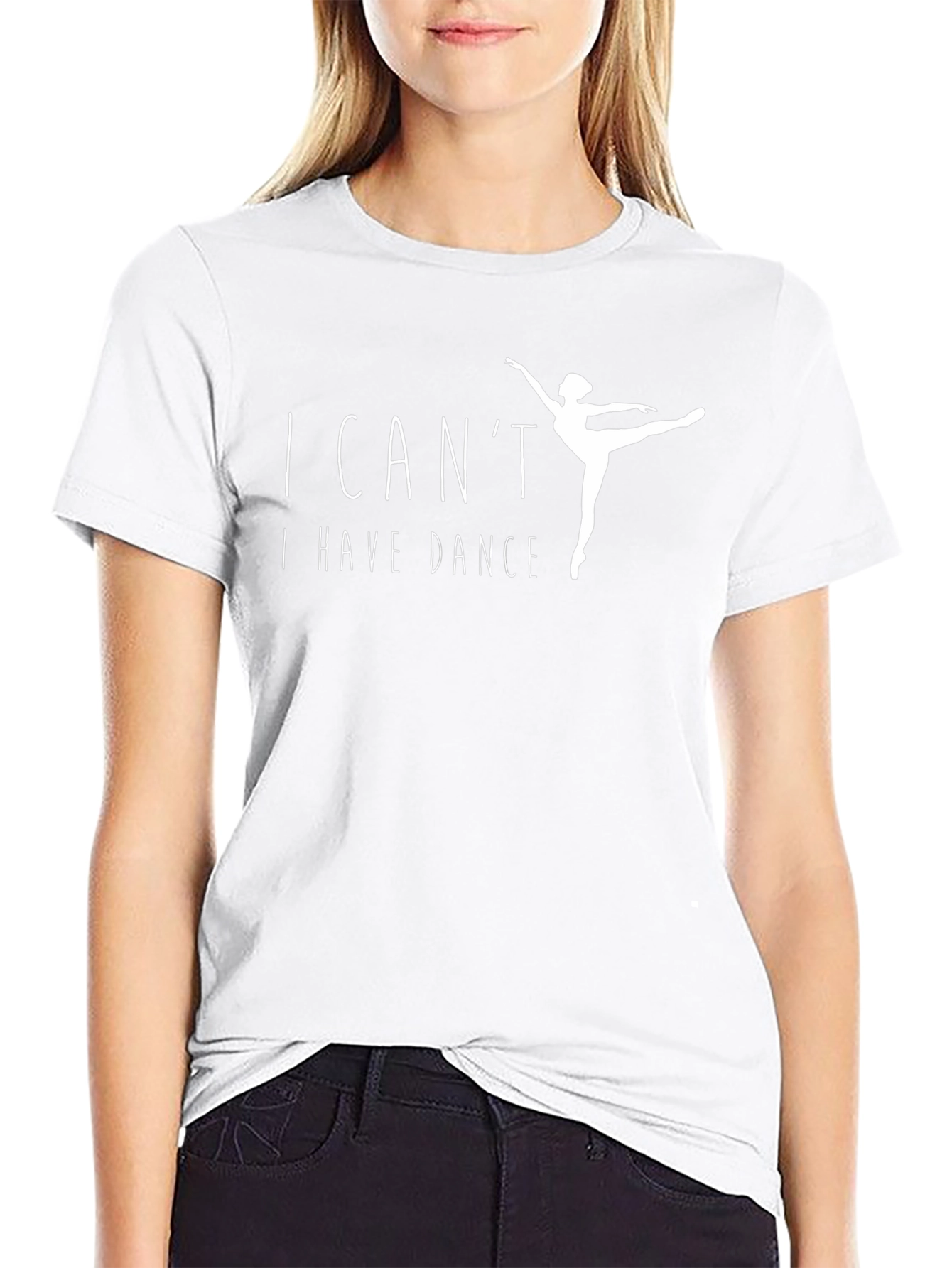 I Cant I Have Dance Black T-Shirt