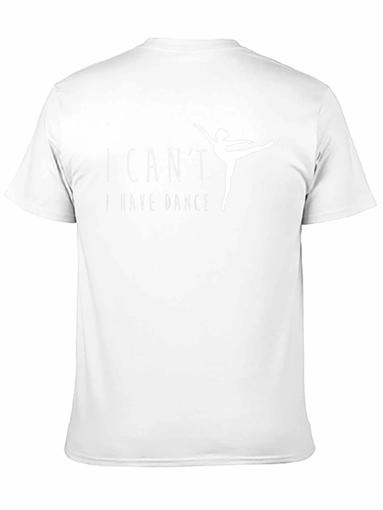 I Cant I Have Dance Black T-Shirt