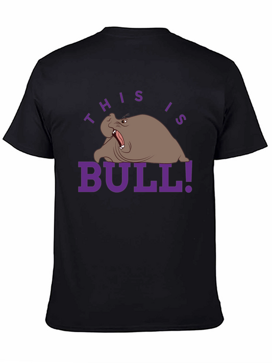 Humorous Walrus Graphic Tee - This is Bull!