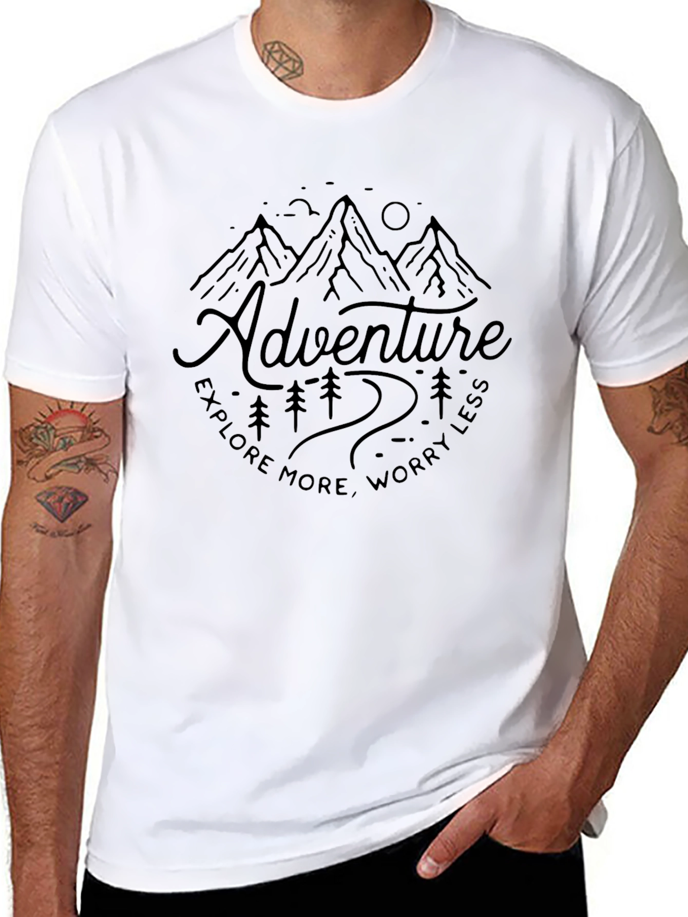 Adventure Awaits Graphic T-Shirt - Explore More