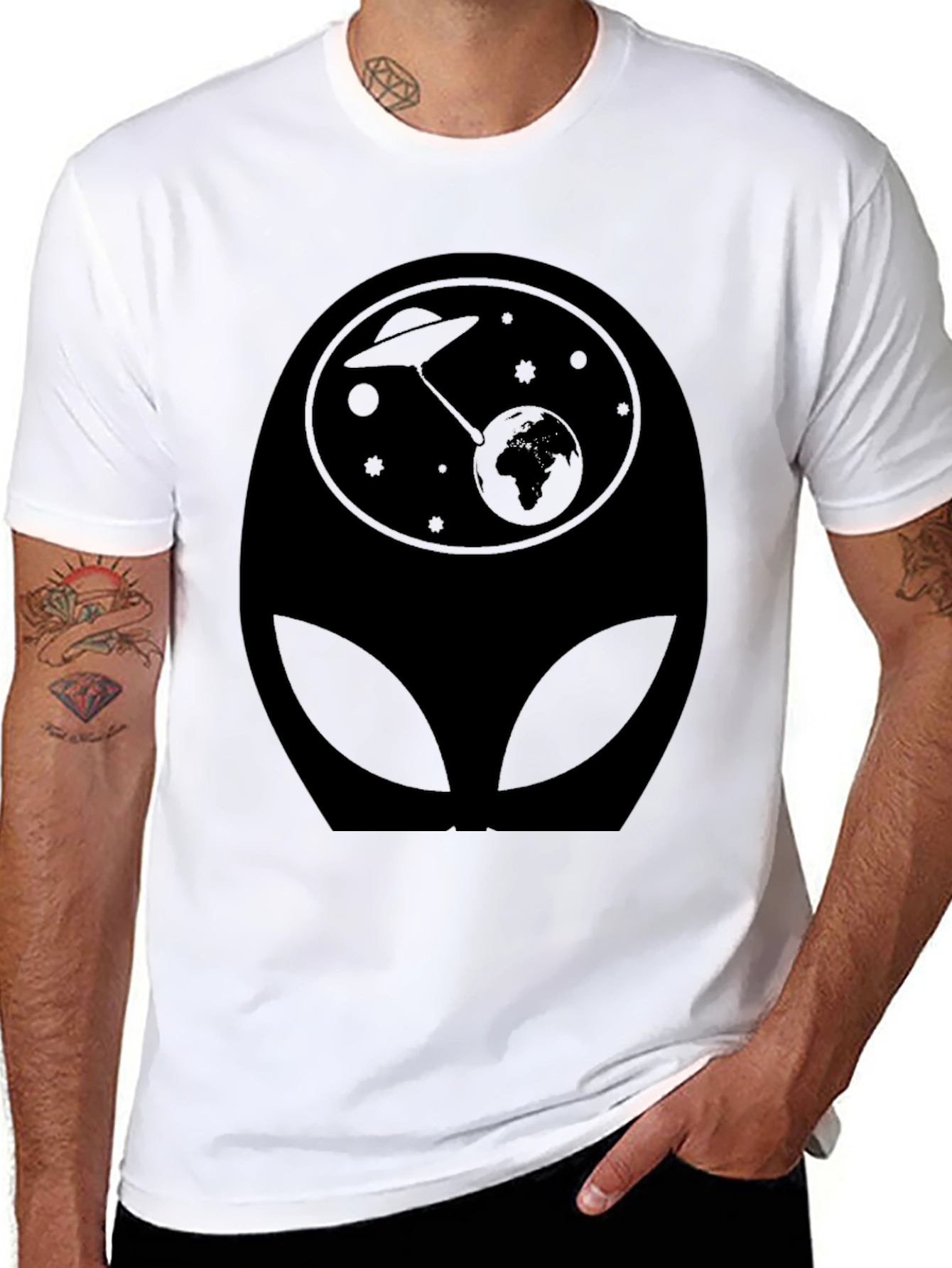 Alien Abduction T-Shirt - UFO Graphic Tee