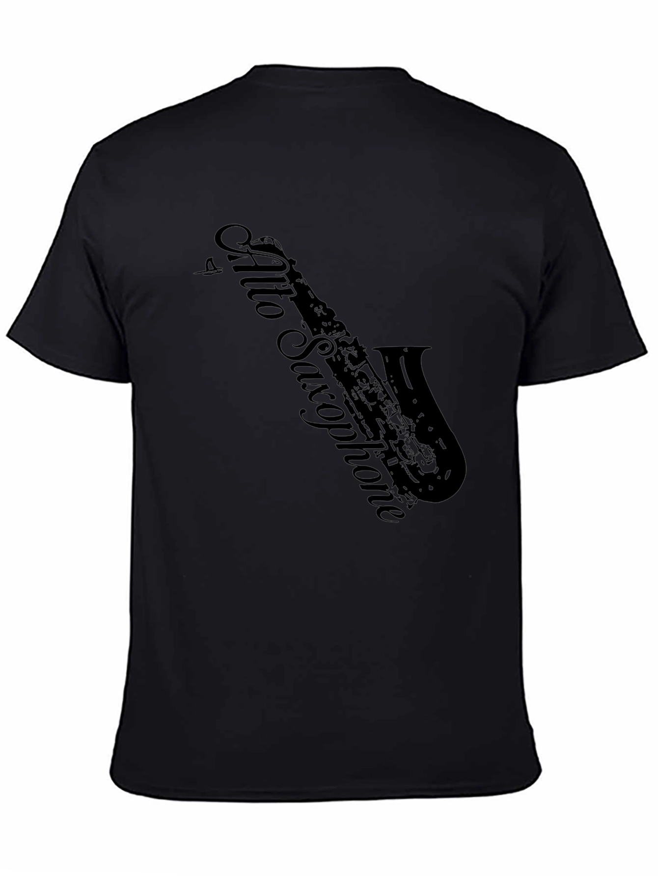 Alto Saxophone Black T-Shirt