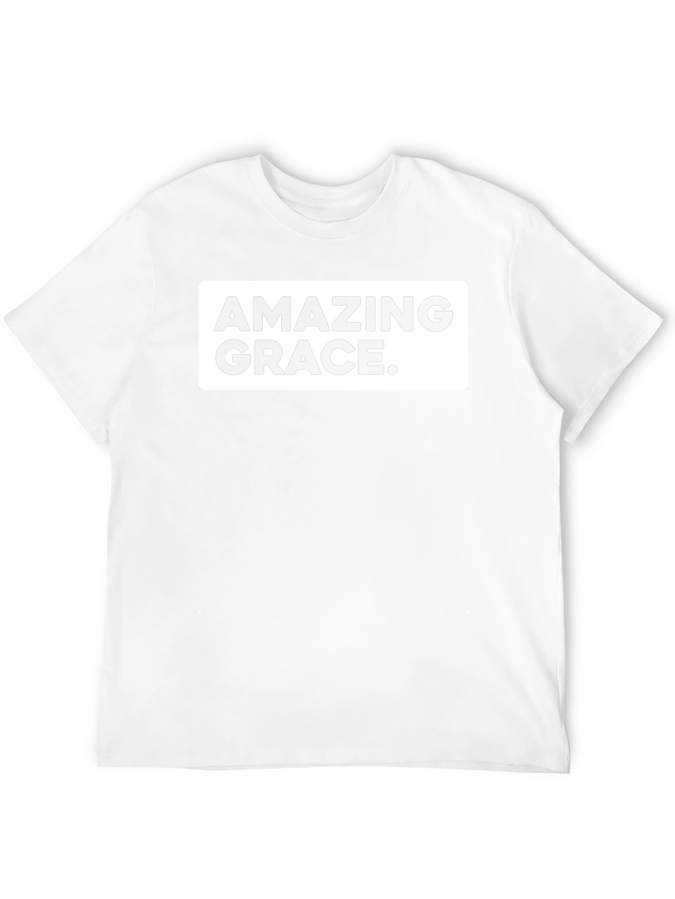 Amazing Grace Black Tee - Classic Design