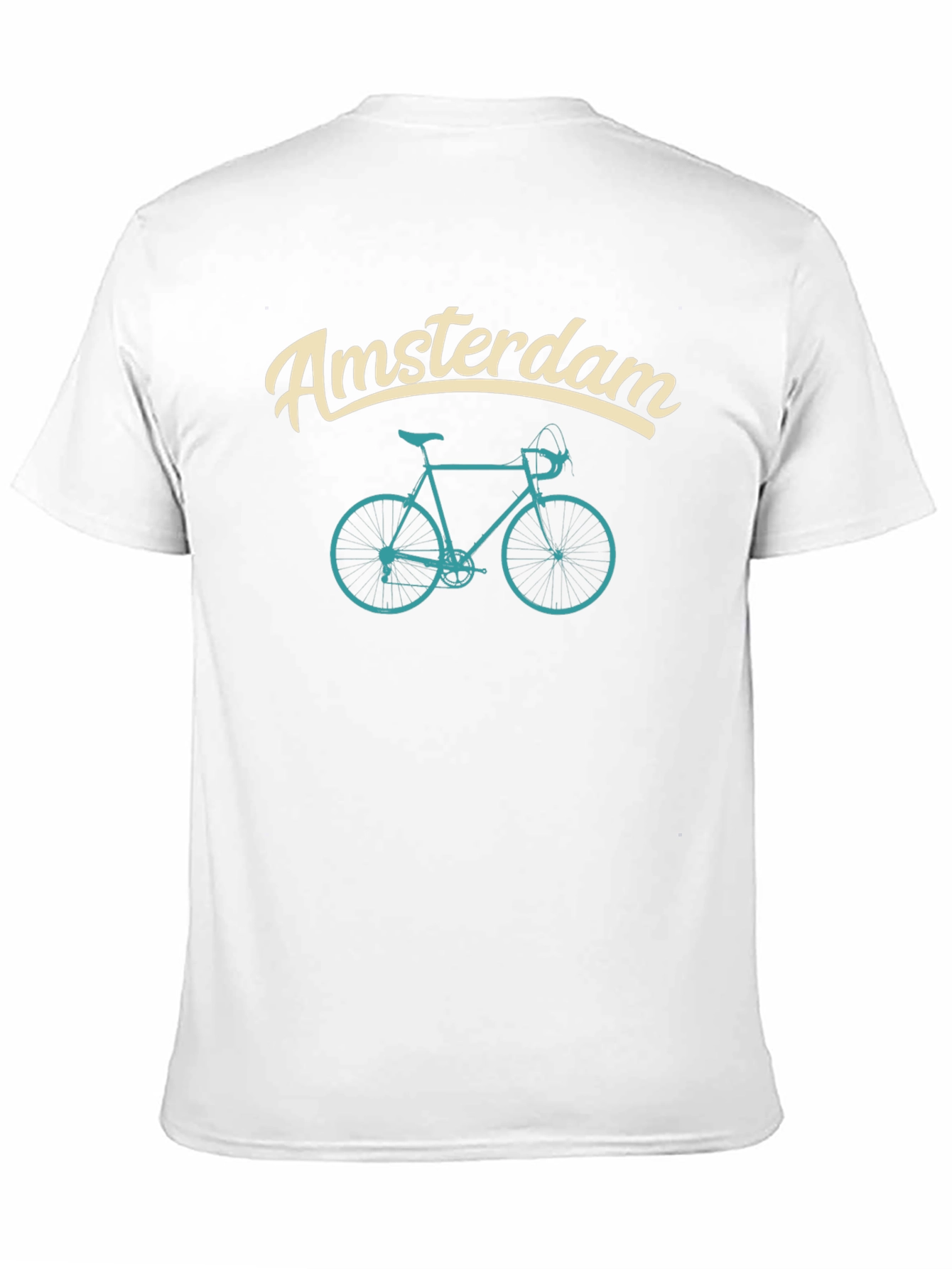 Amsterdam Bike Graphic T-Shirt - Black