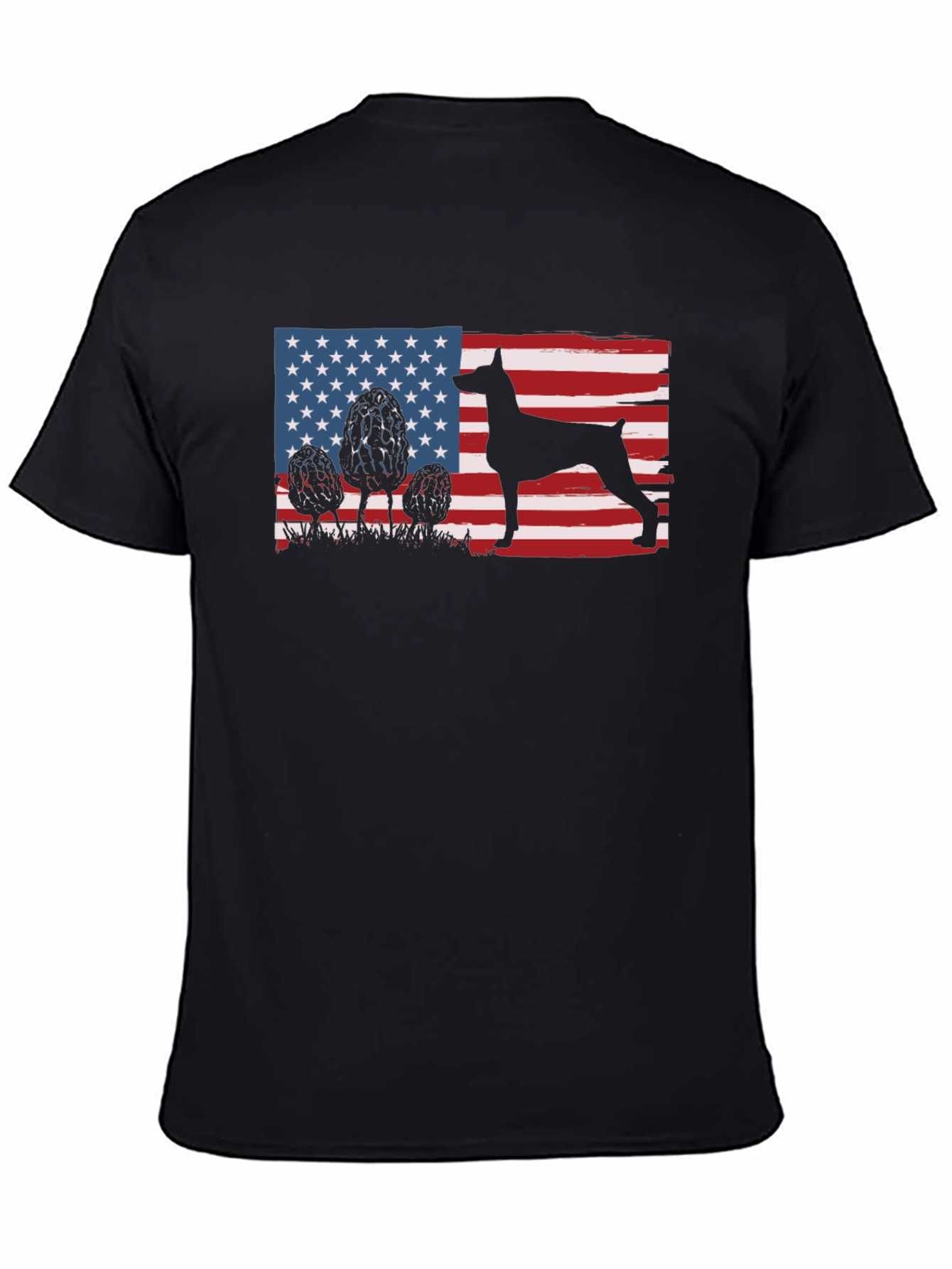American Dog Flag T-Shirt - Patriotic Pet Lover Tee