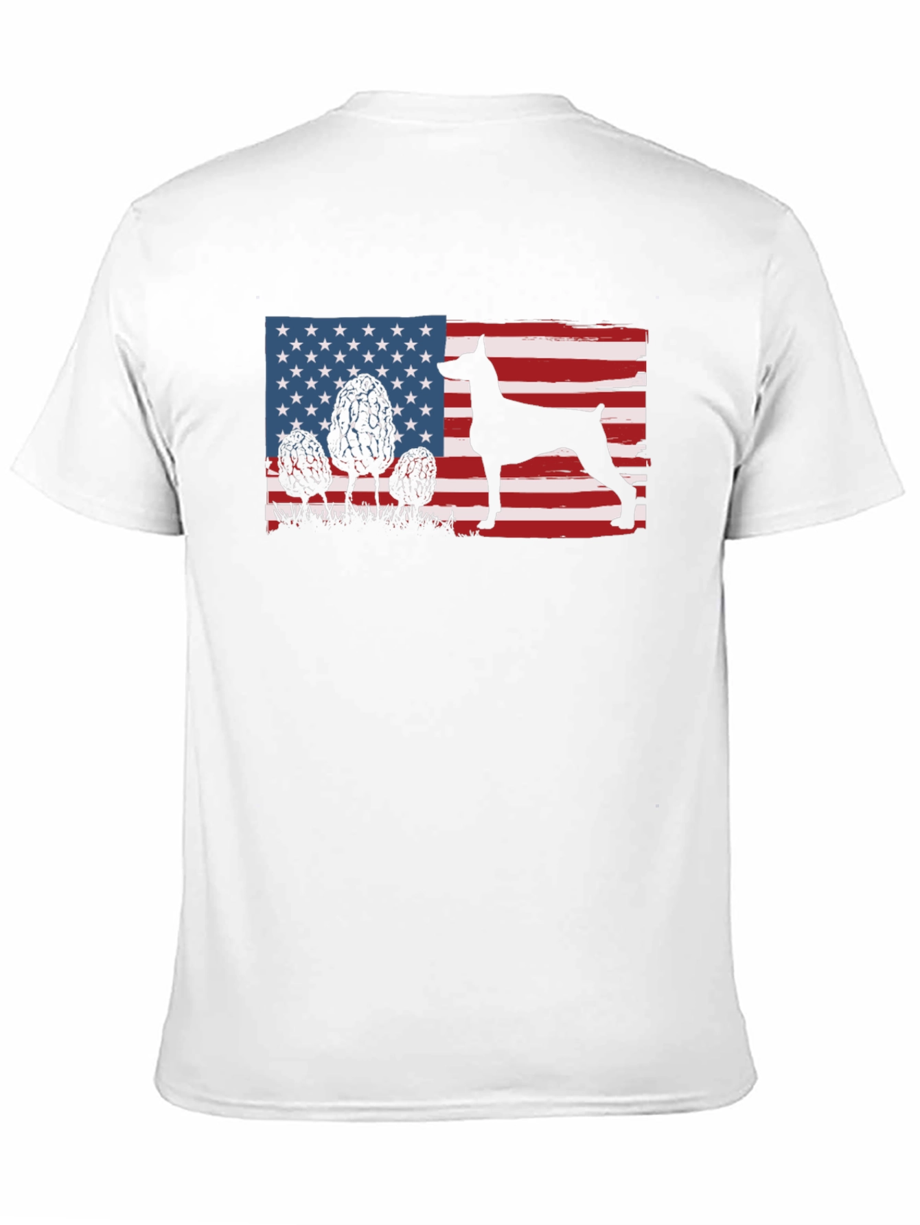 American Dog Flag T-Shirt - Patriotic Pet Lover Tee
