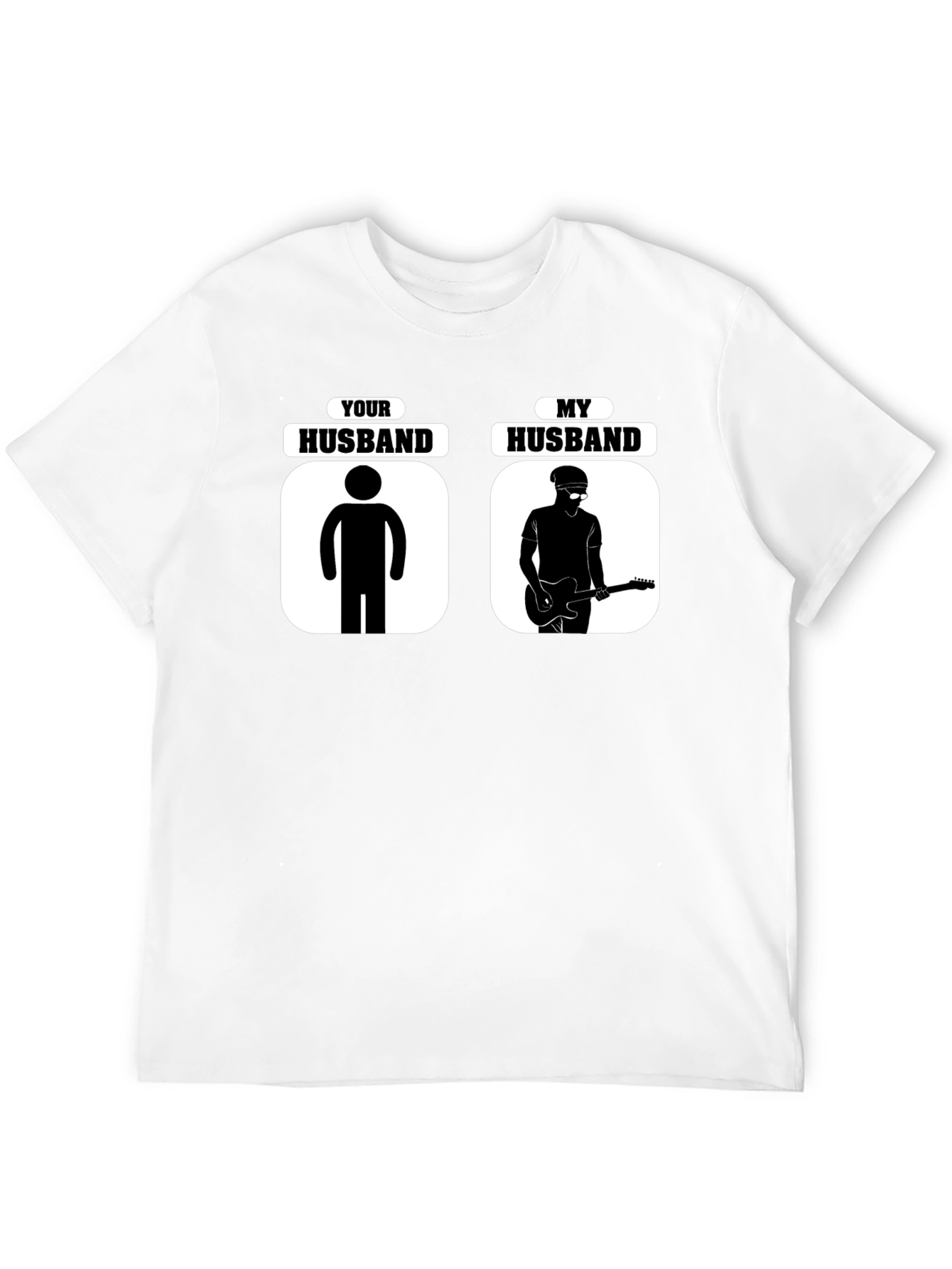 Humorous Your Husband vs. My Husband Graphic T-Shirt