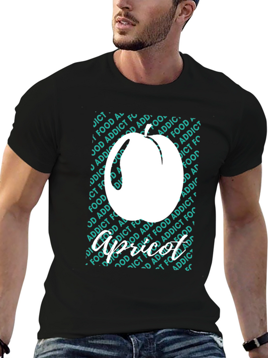 Apricot Foodie Addict Graphic T-Shirt