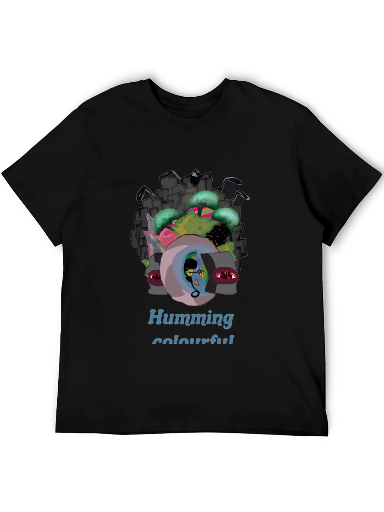 Humming Colourful Graphic Tee