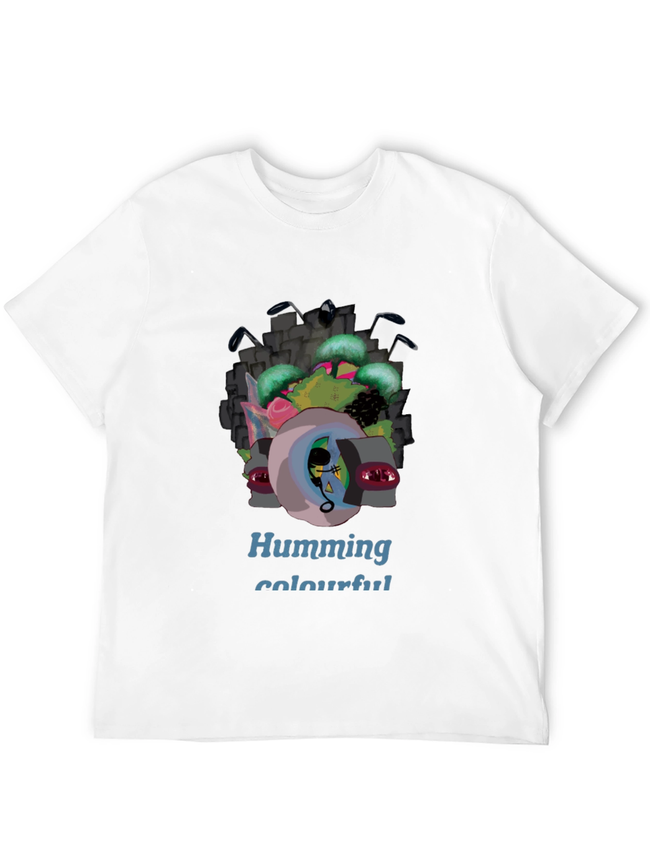 Humming Colourful Graphic Tee