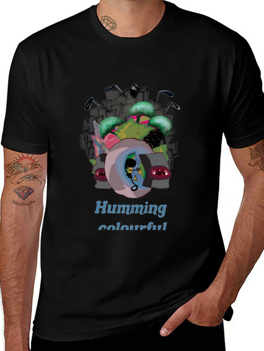 Humming Colourful Graphic Tee