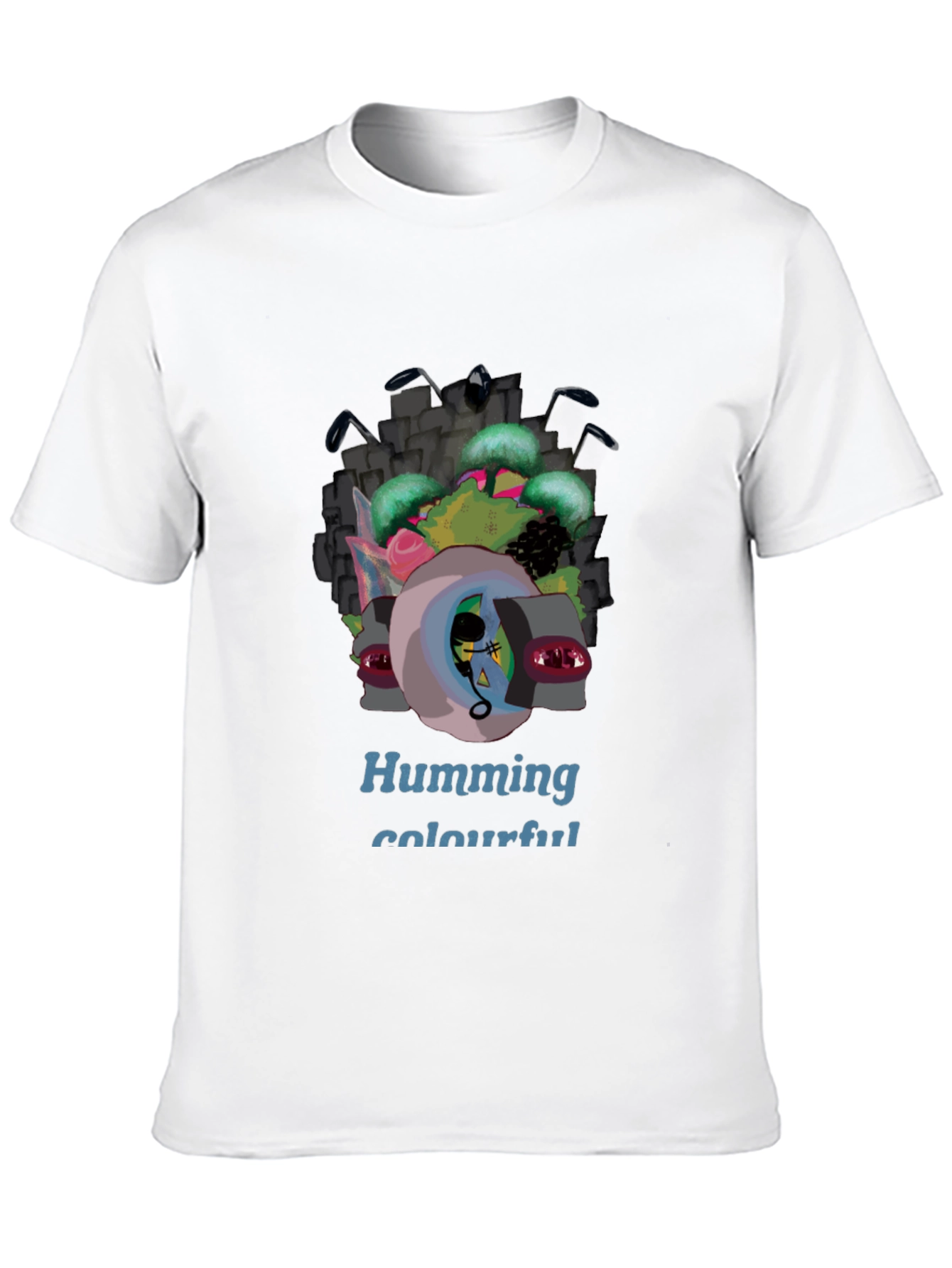 Humming Colourful Graphic Tee