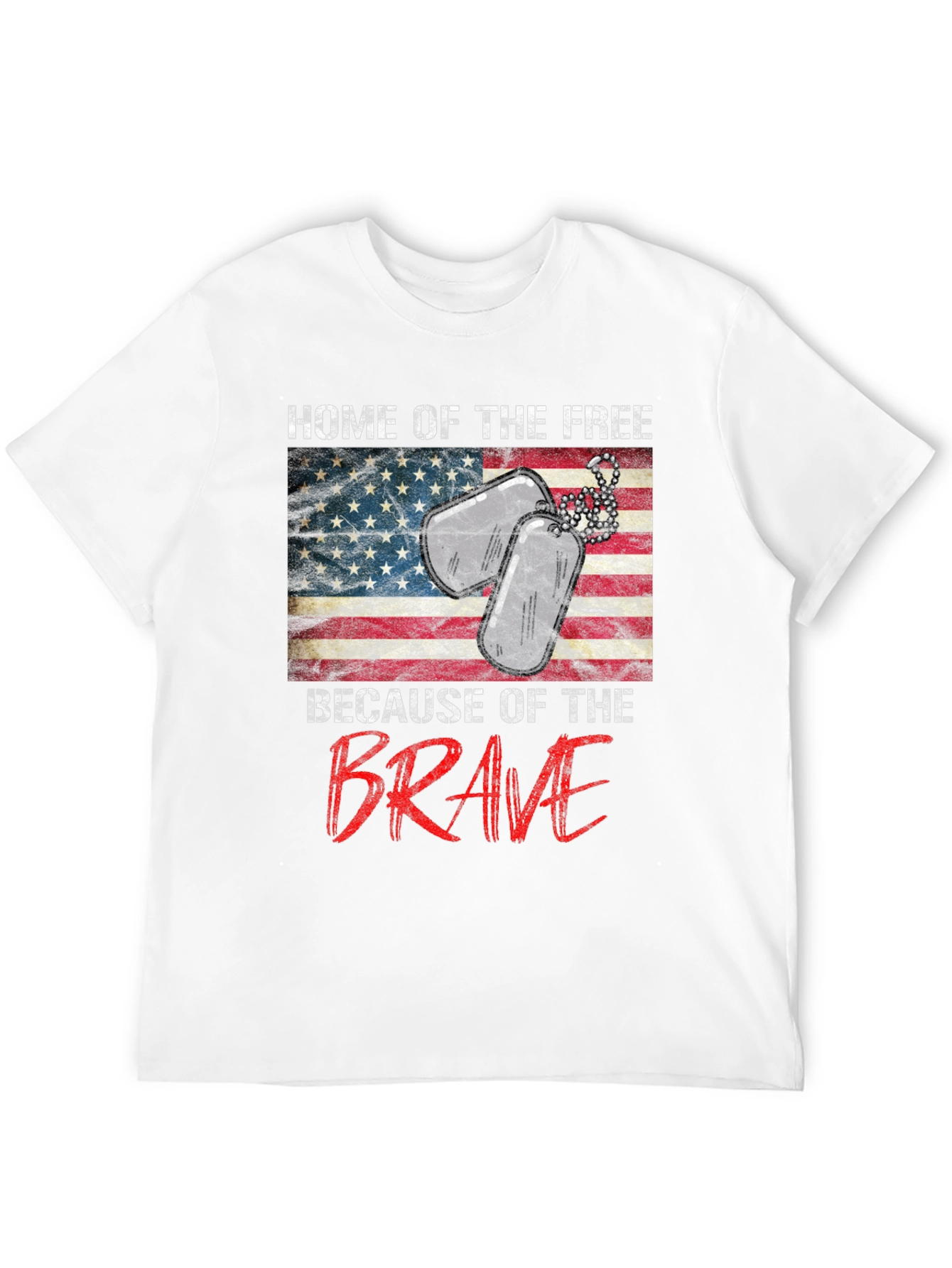 Home of the Free Patriotic Graphic Tee