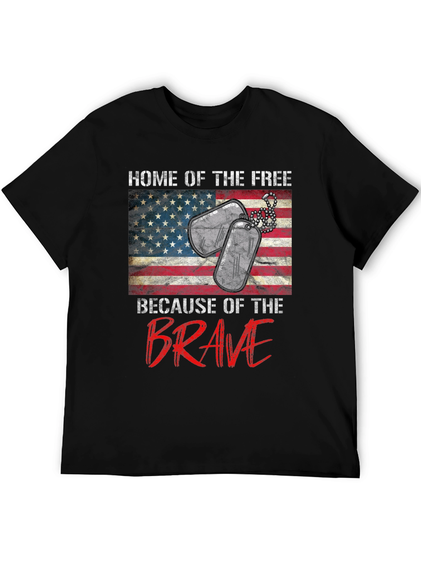 Home of the Free Patriotic Graphic Tee