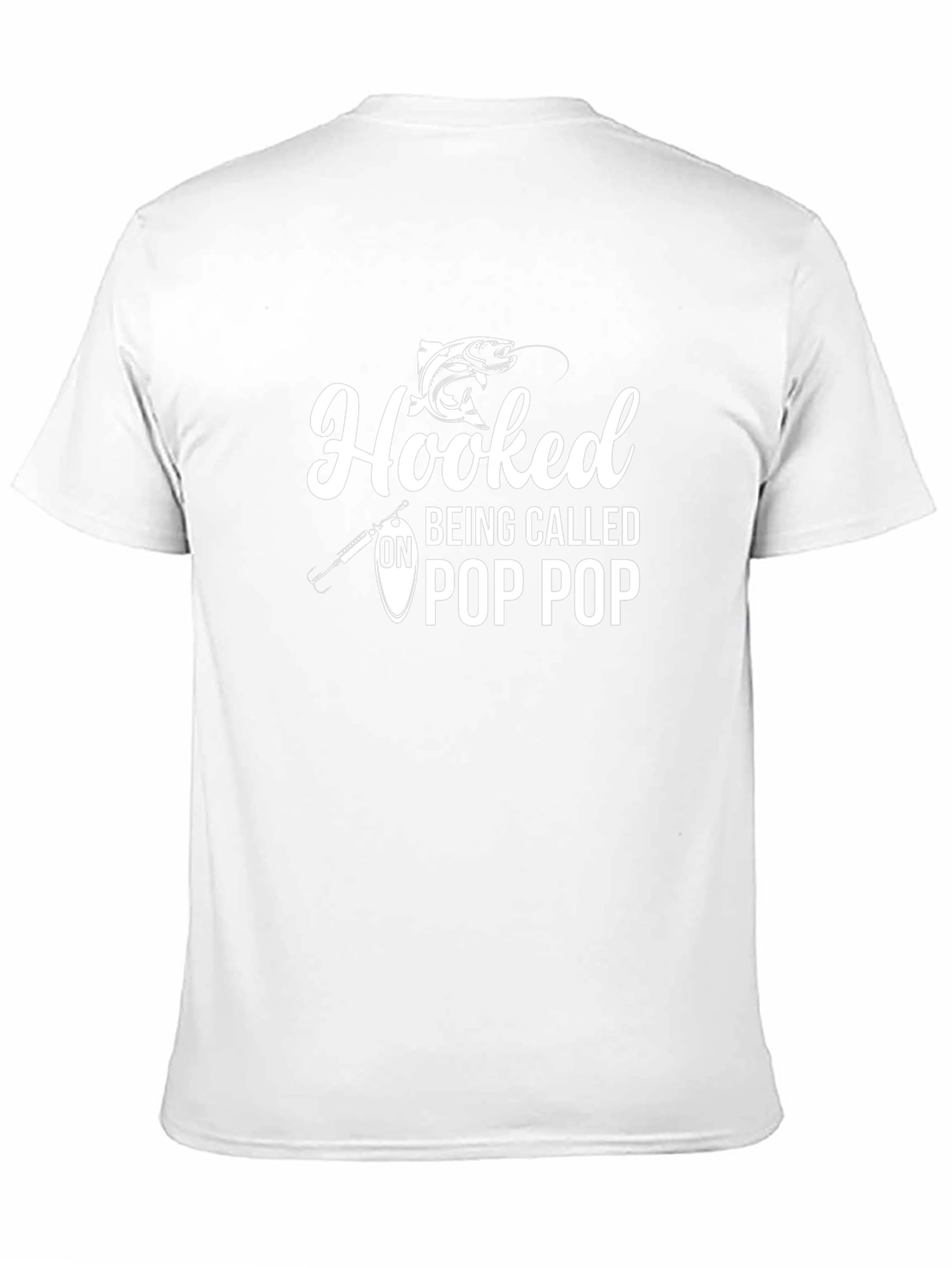 Hooked on Pop Pop Fishing T-Shirt