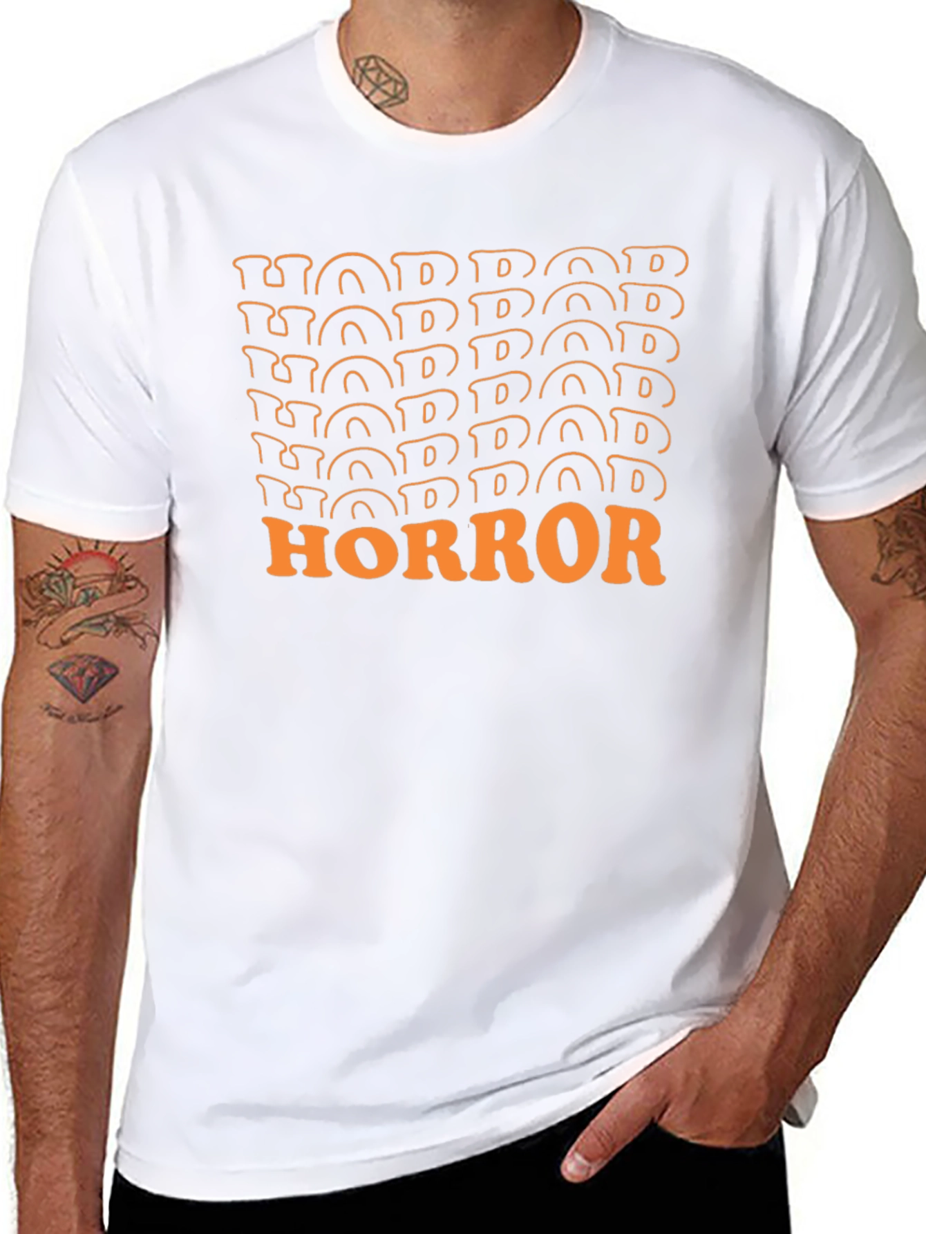 Hooded Horror T-Shirt - Graphic Tee