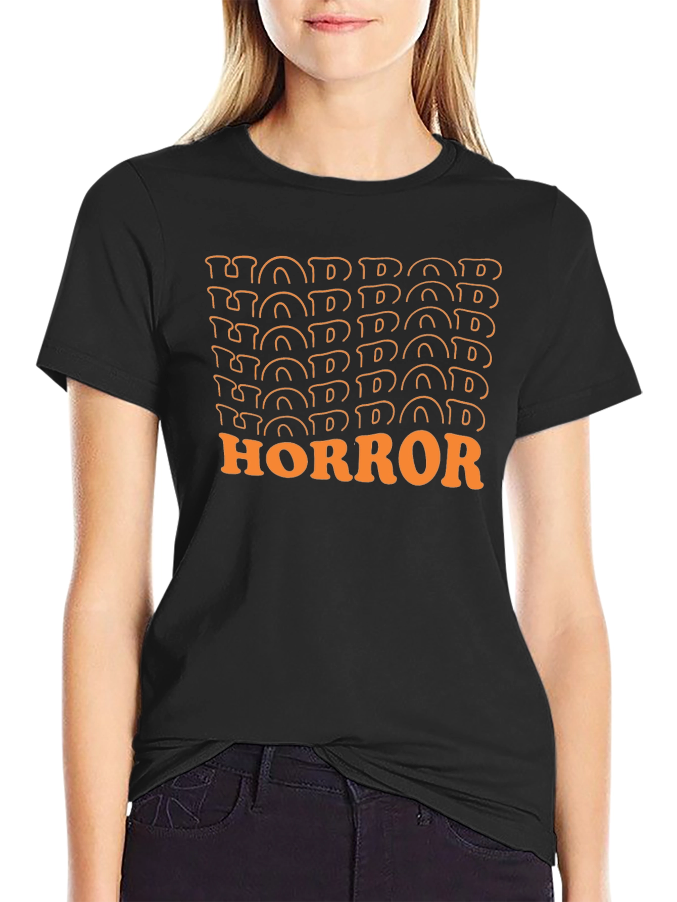 Hooded Horror T-Shirt - Graphic Tee