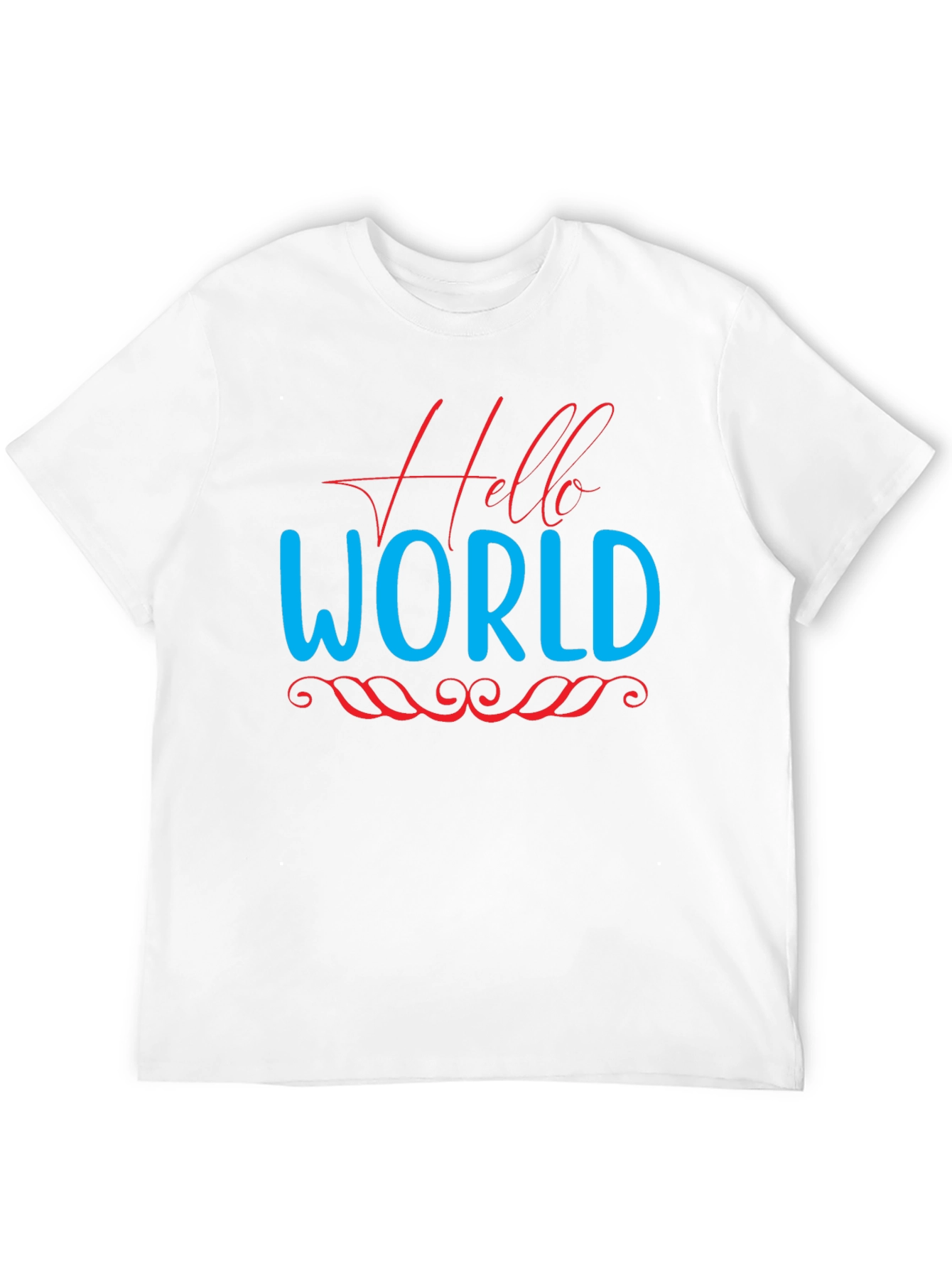 Hello World Graphic Tee - Black