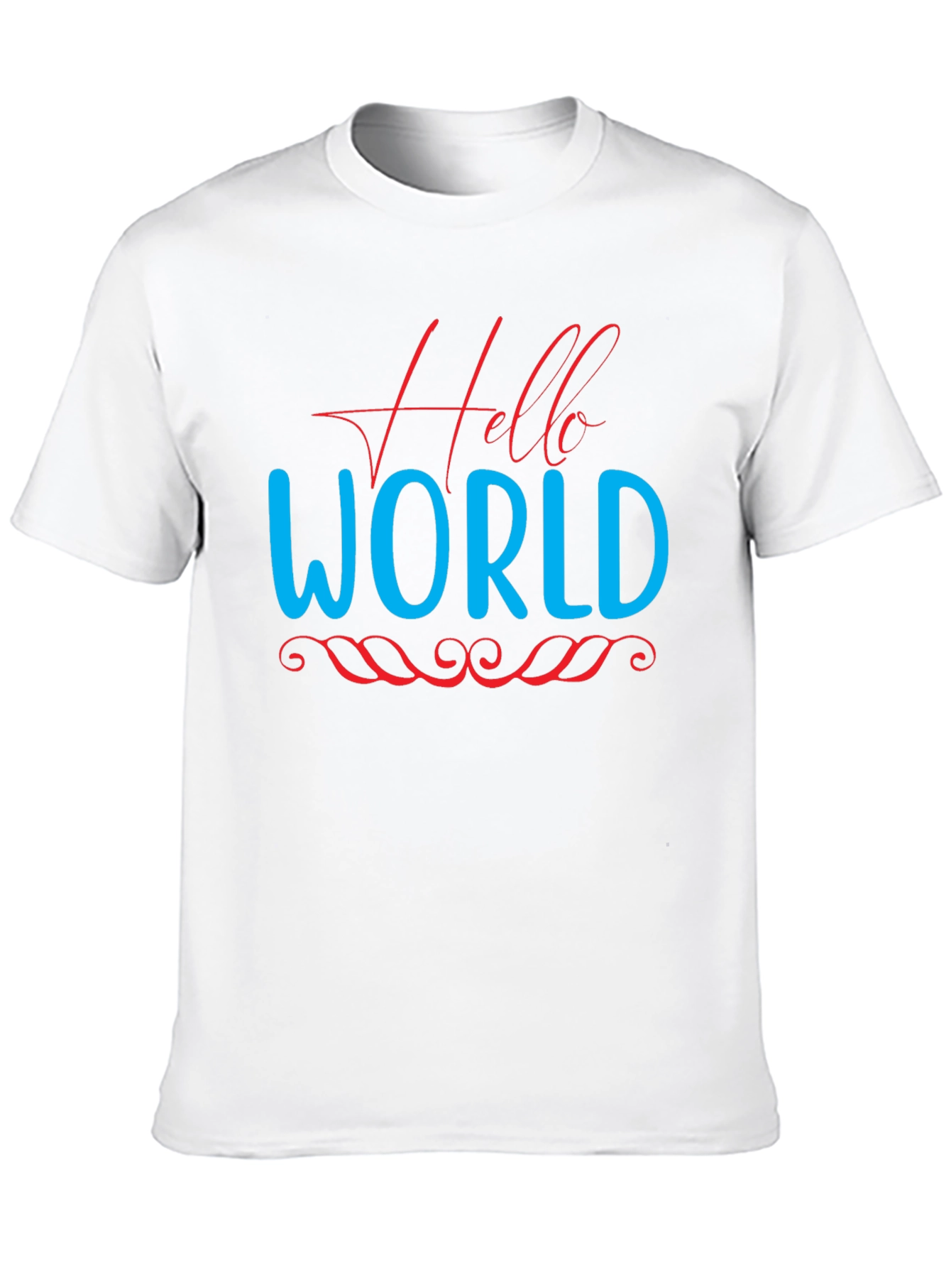 Hello World Graphic Tee - Black