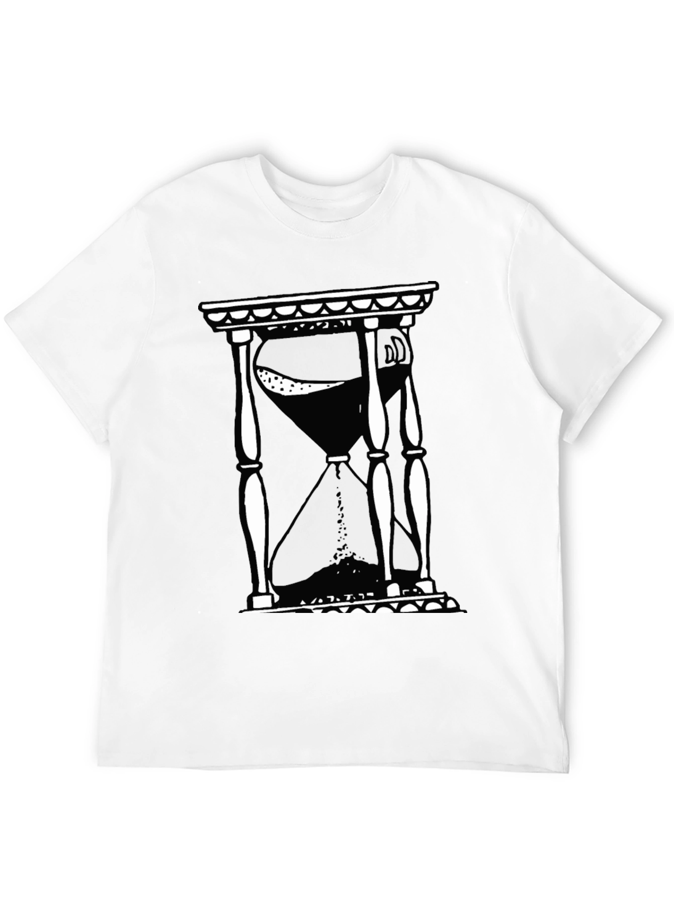 Hourglass Graphic T-Shirt - Black