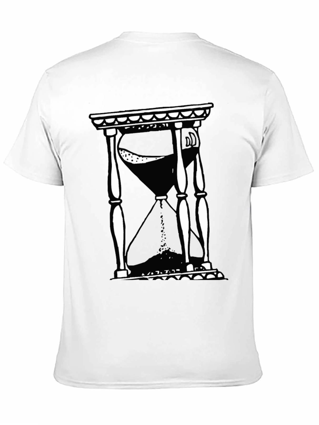 Hourglass Graphic T-Shirt - Black