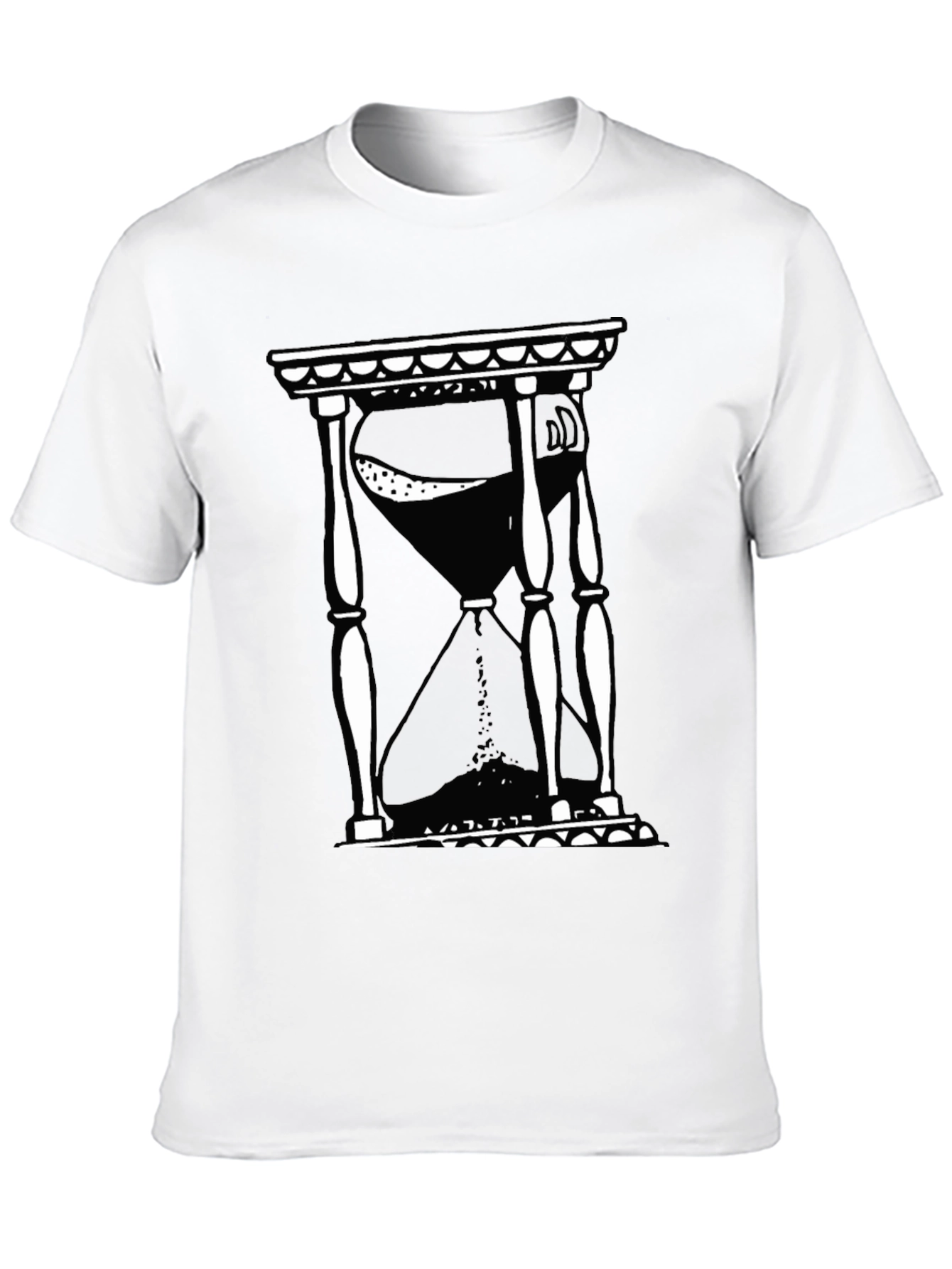 Hourglass Graphic T-Shirt - Black