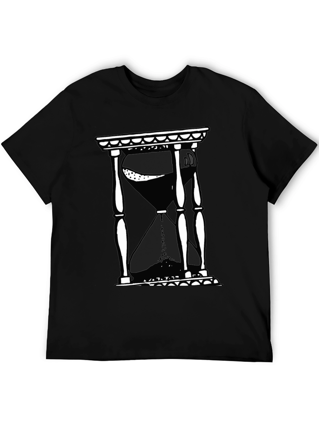 Hourglass Graphic T-Shirt - Black