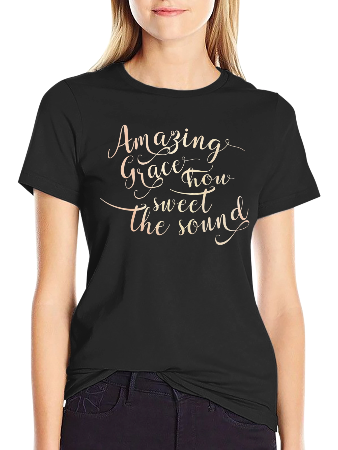 Amazing Grace Graphic Tee - Soft Cotton Comfort