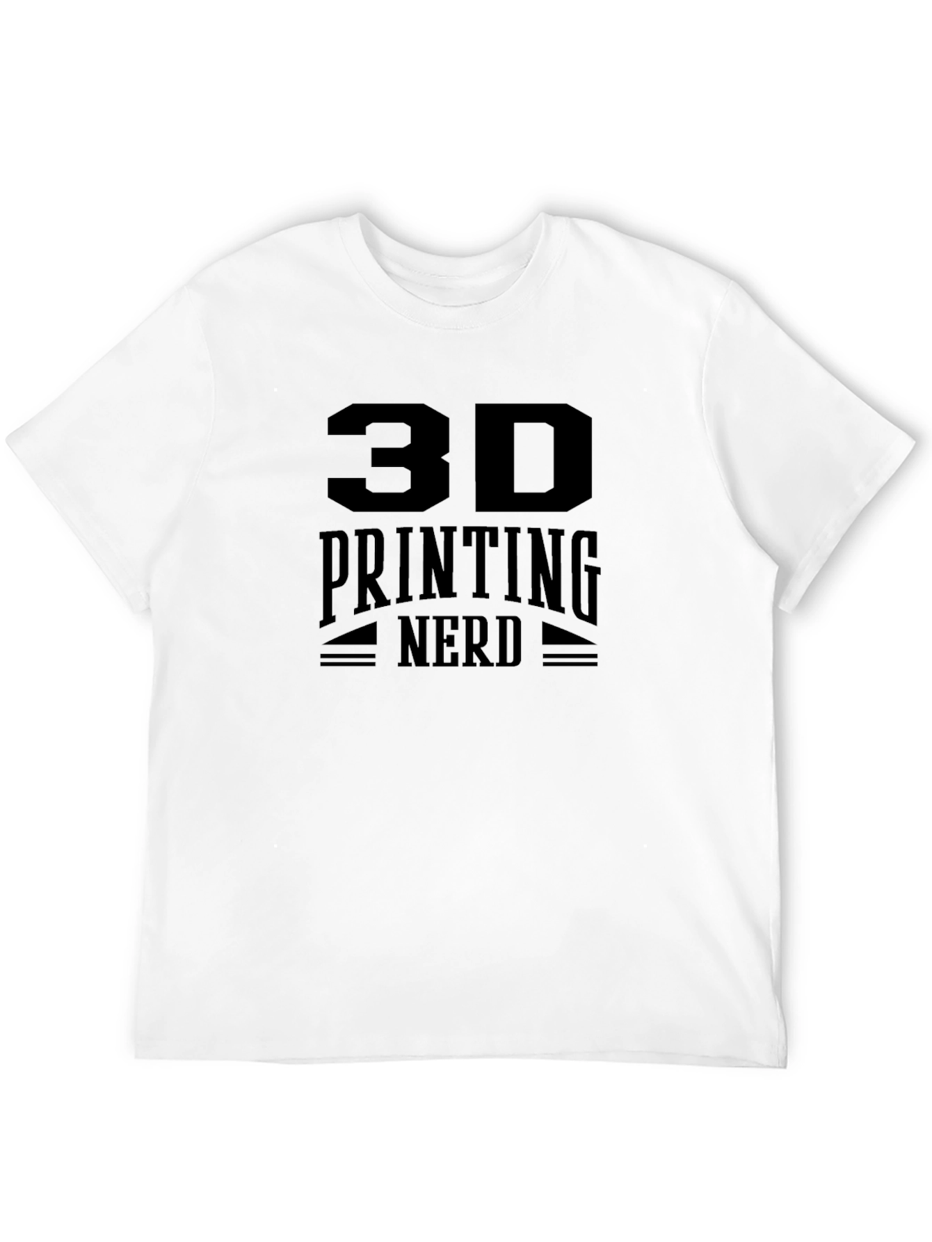3D Printing Nerd Black T-Shirt